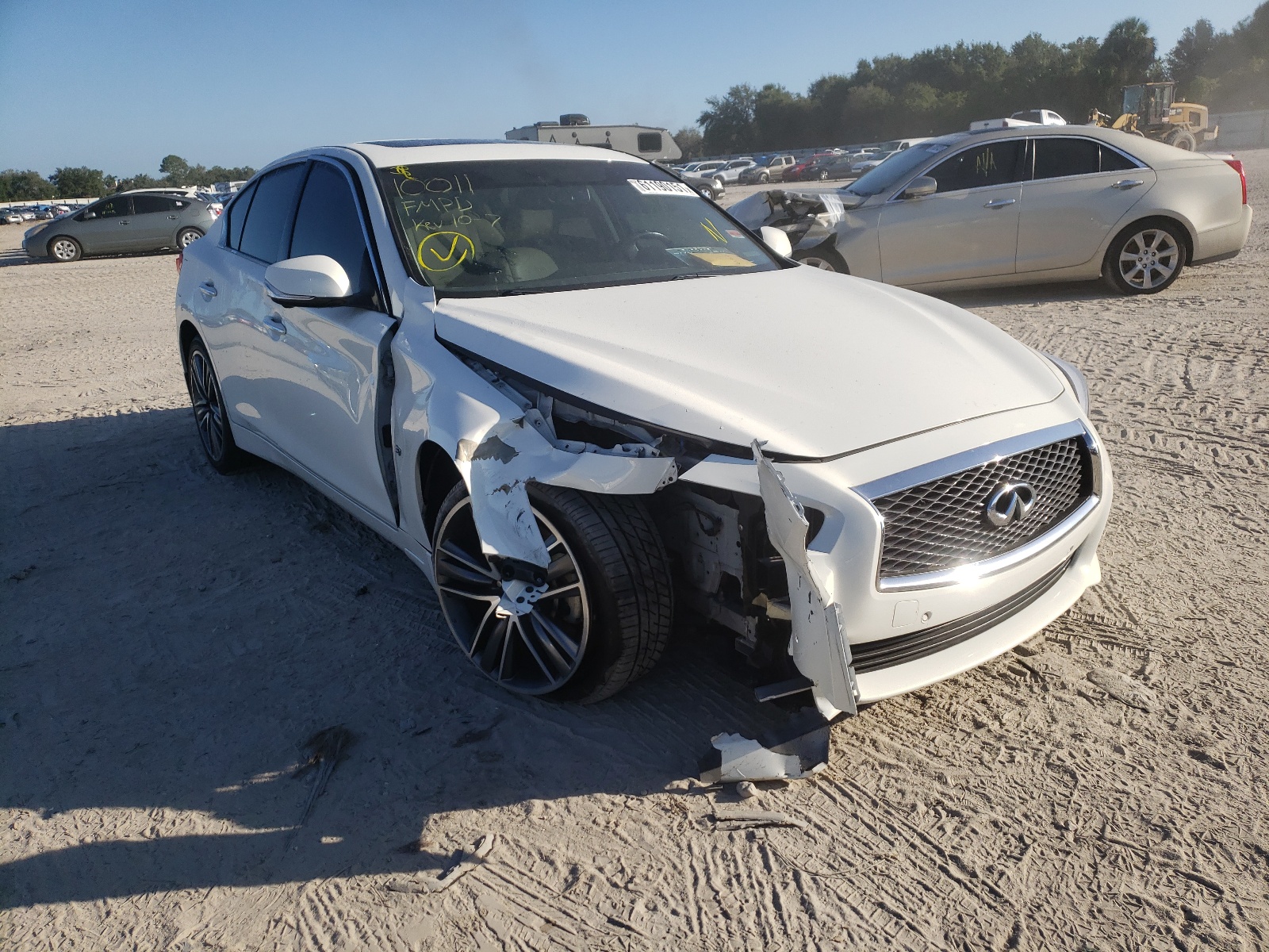 Photo 1 from auction – 2014 INFINITI Q50 BASE with VIN JN1BV7AR2EM696220