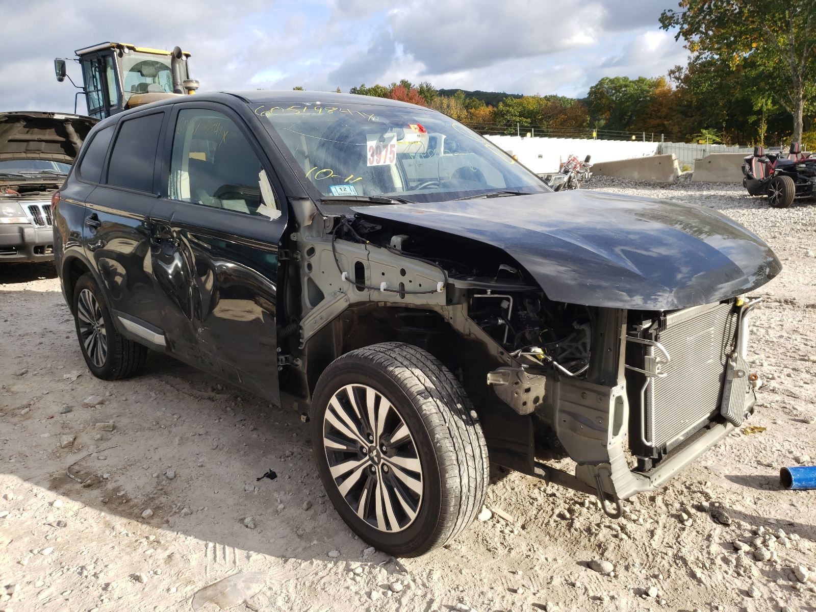 MITSUBISHI OUTLANDER 2020 with VIN JA4AZ3A34LZ045828 - Photo from auction