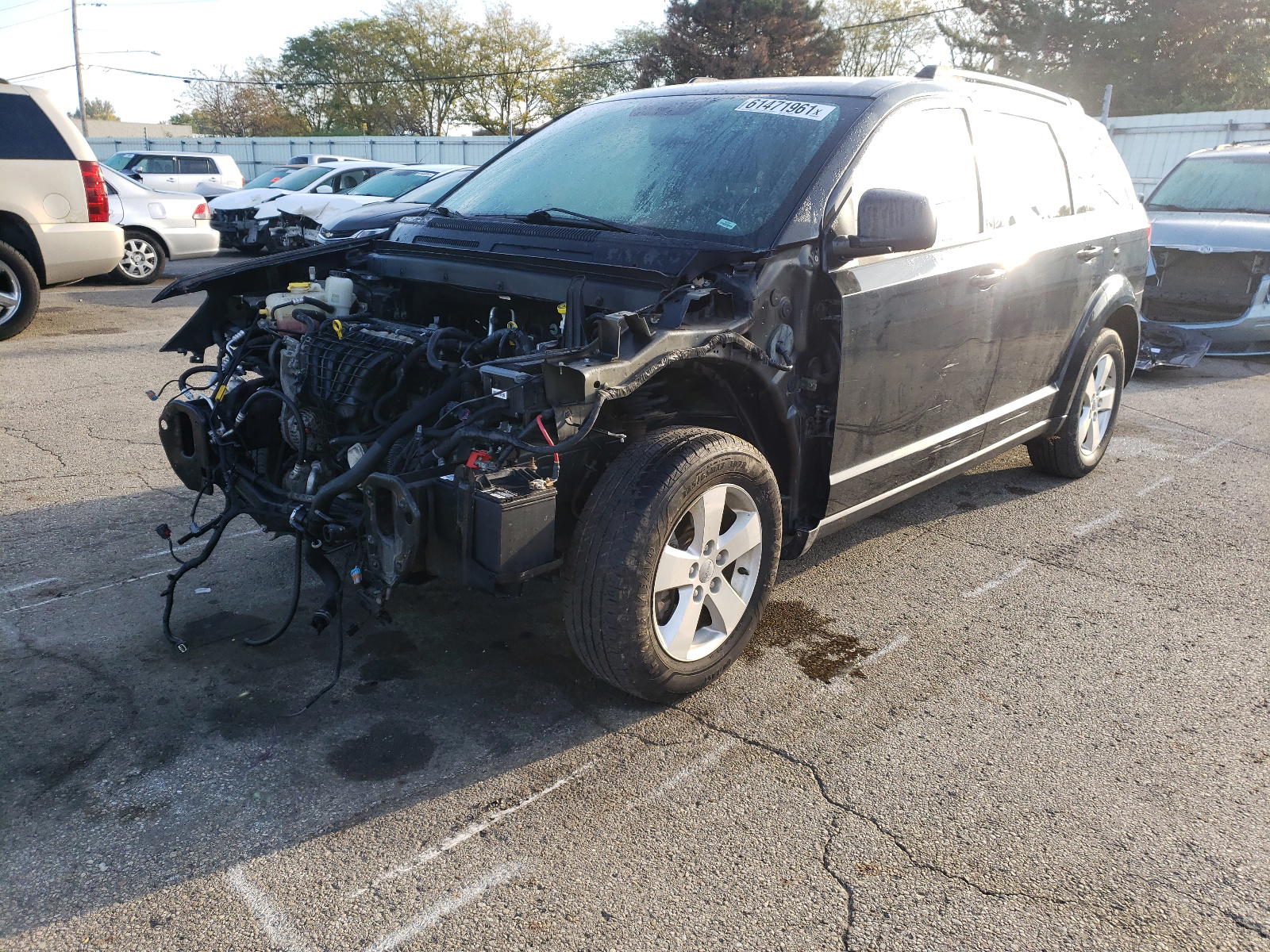 Photo 2 from auction – 2016 DODGE JOURNEY SE with VIN 3C4PDCAB1GT115305
