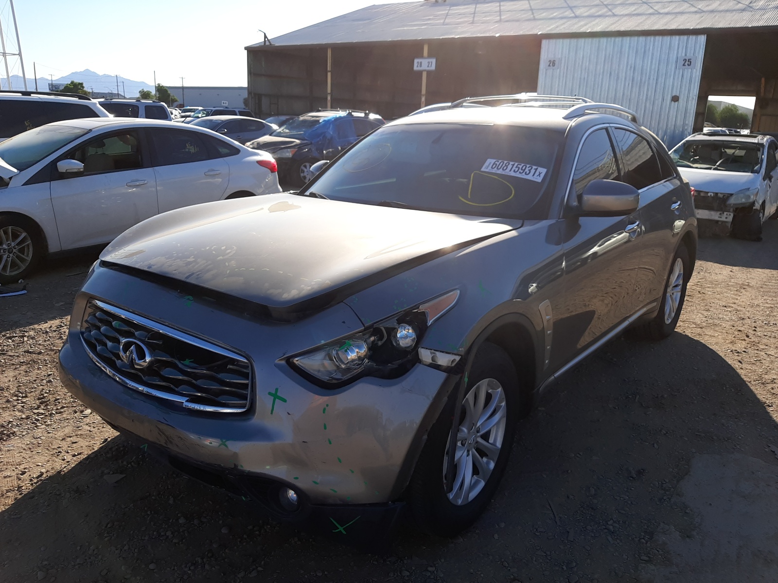 Photo 2 from auction – 2009 INFINITI FX35 with VIN JNRAS18W59M153413