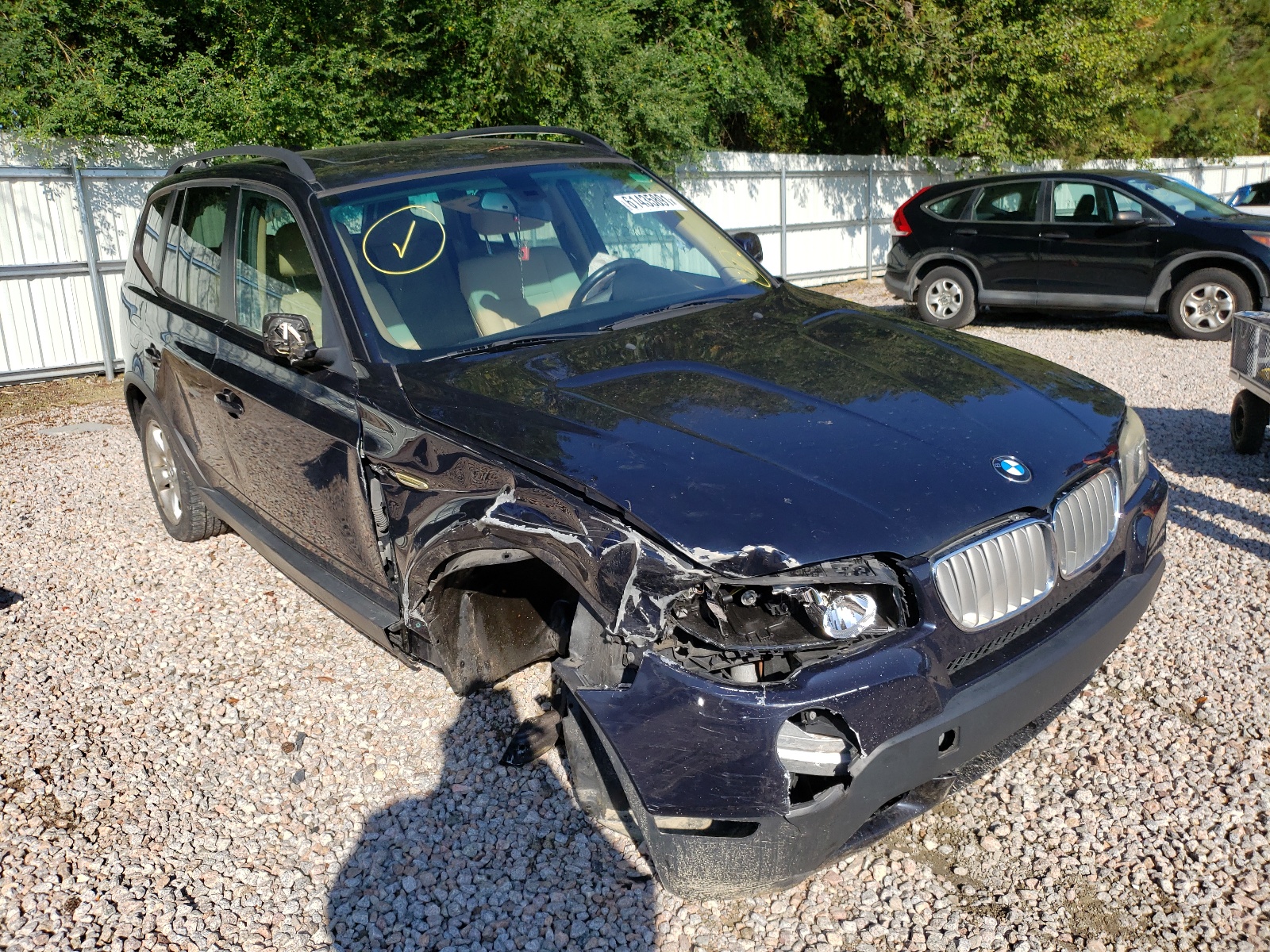 Photo 1 from auction – 2008 BMW X3 3.0SI with VIN WBXPC93438WJ15230