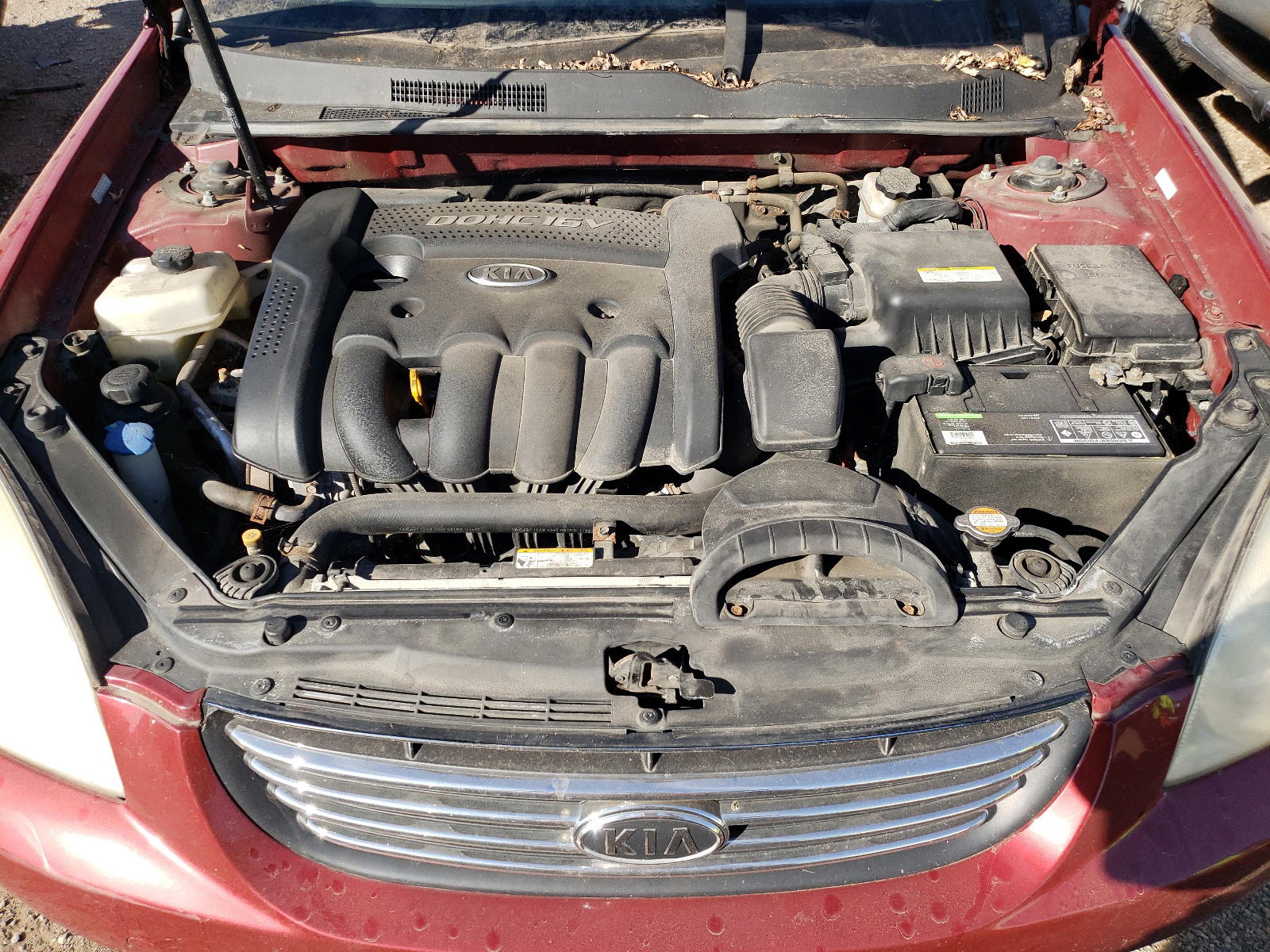 Photo 7 from auction – 2008 KIA OPTIMA with VIN KNAGE123085259564