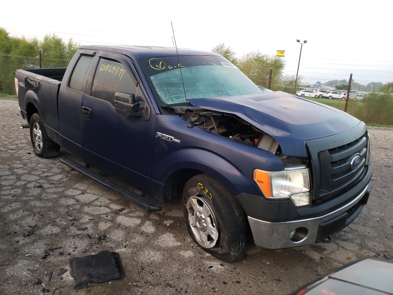 FORD F150 SUPER 2012 with VIN 1FTFX1EF1CFA19246 - Photo from auction