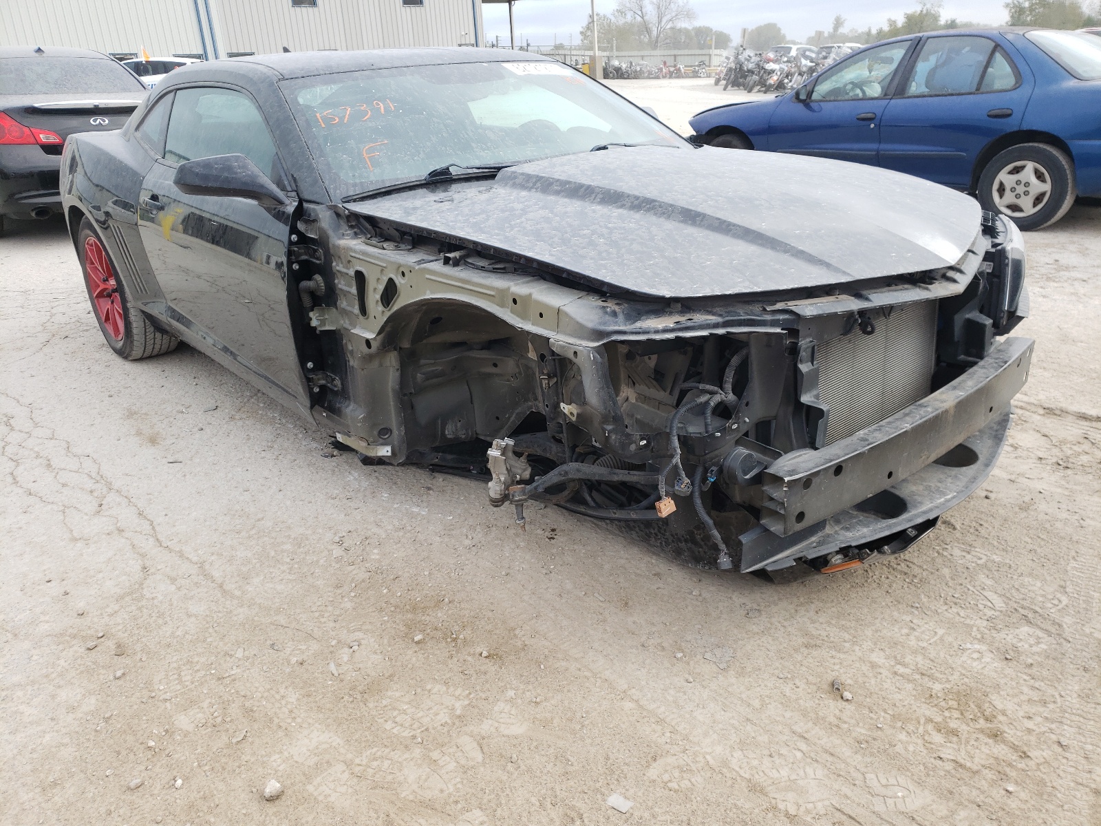 Photo 1 from auction – 2015 CHEVROLET CAMARO LS with VIN 2G1FB1E36F9157391