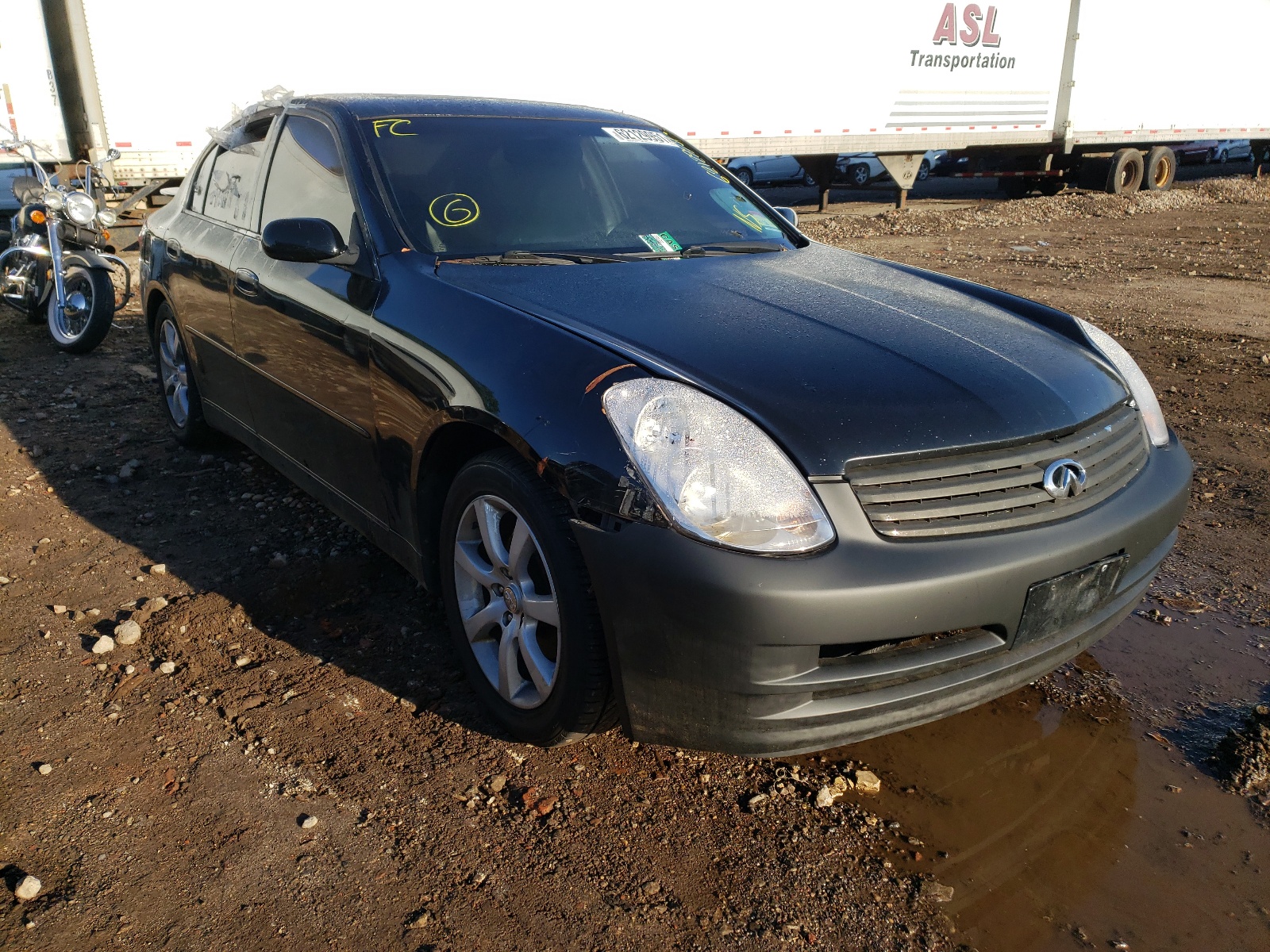INFINITI G35 2003 with VIN JNKCV51E73M024930 - Photo from auction