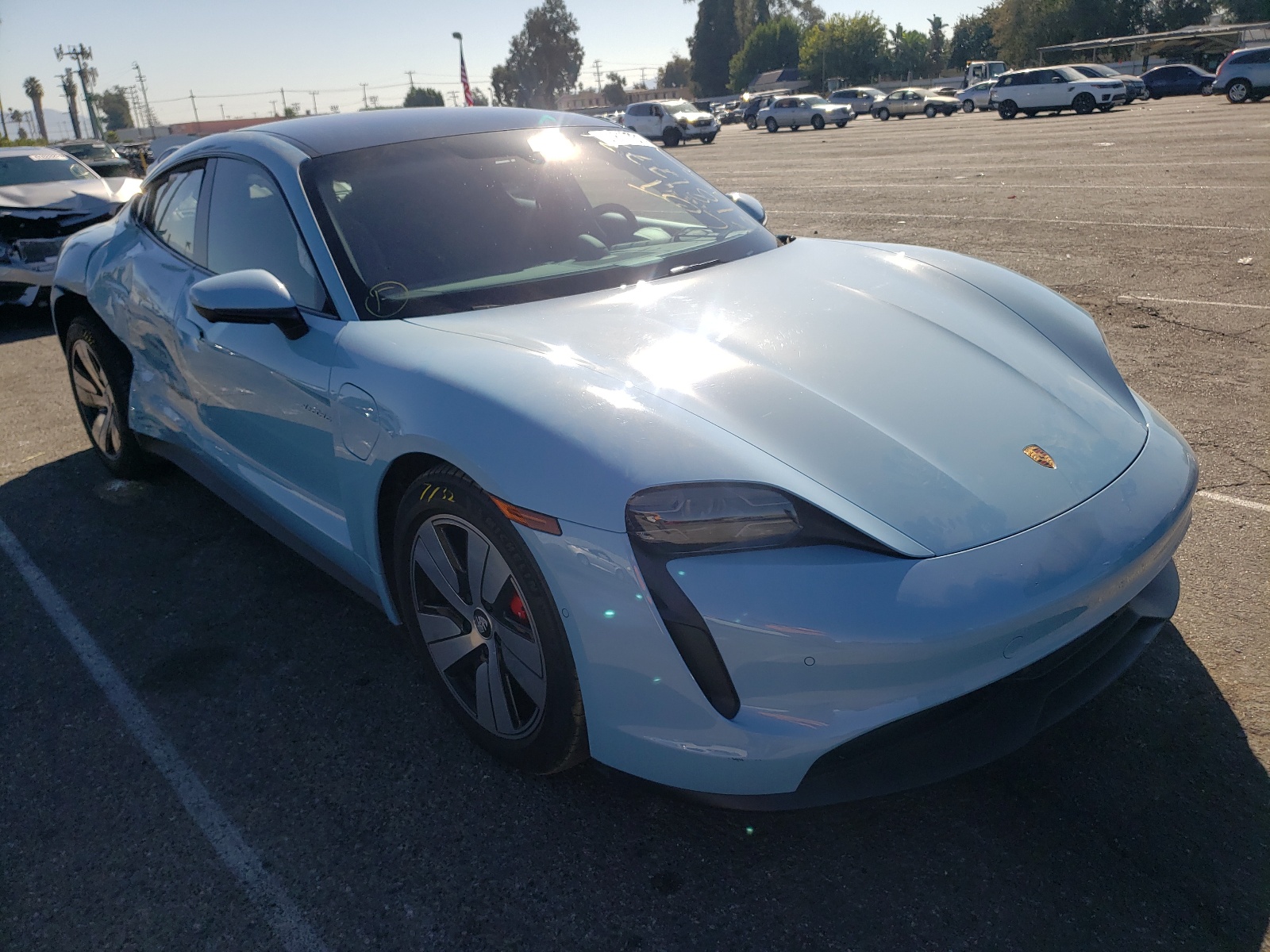 PORSCHE TAYCAN 4S 2020 with VIN WP0AB2Y17LSA51837 - Photo from auction