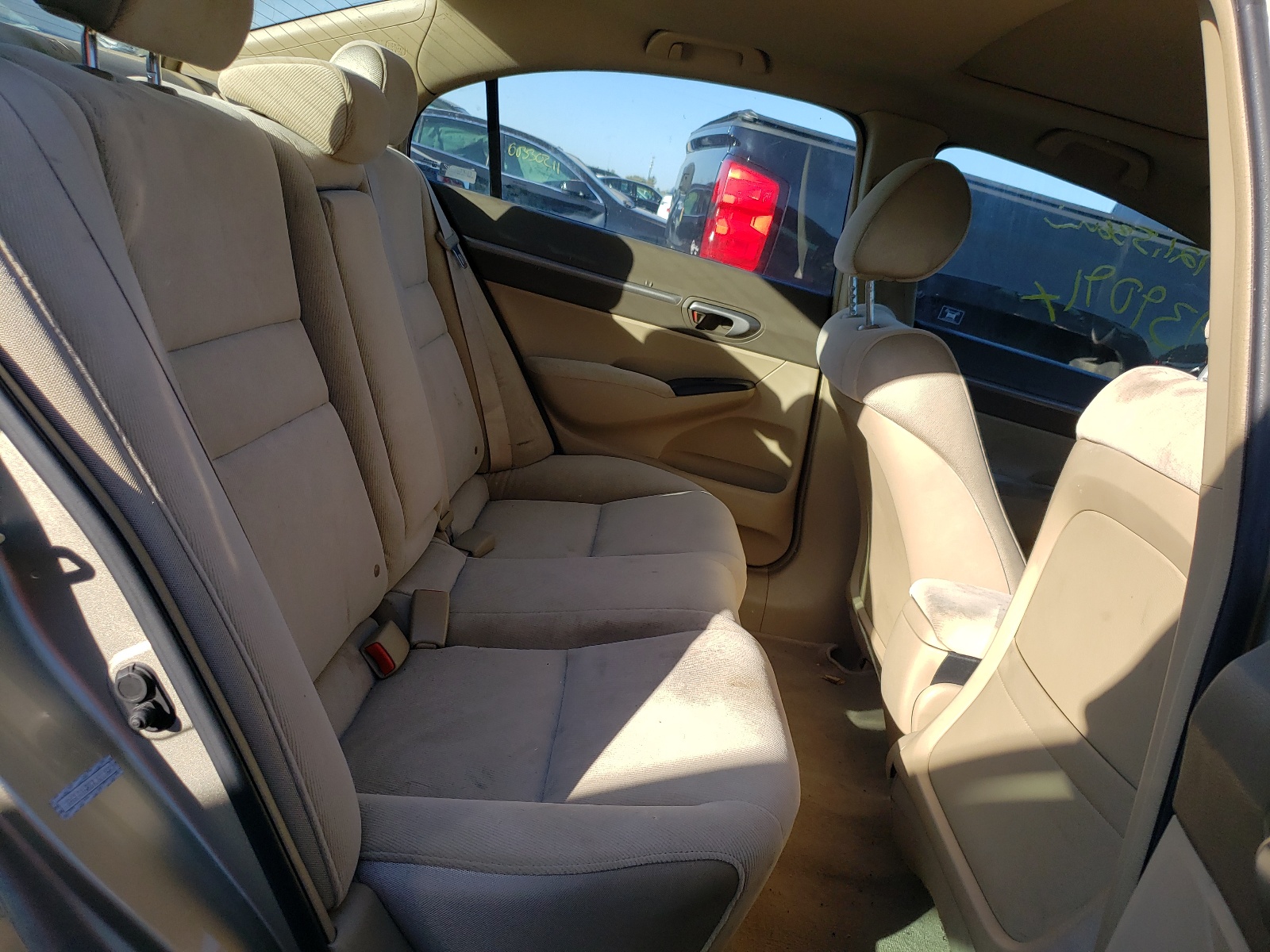 Photo 6 from auction – 2007 HONDA CIVIC EX with VIN 1HGFA16837L021168