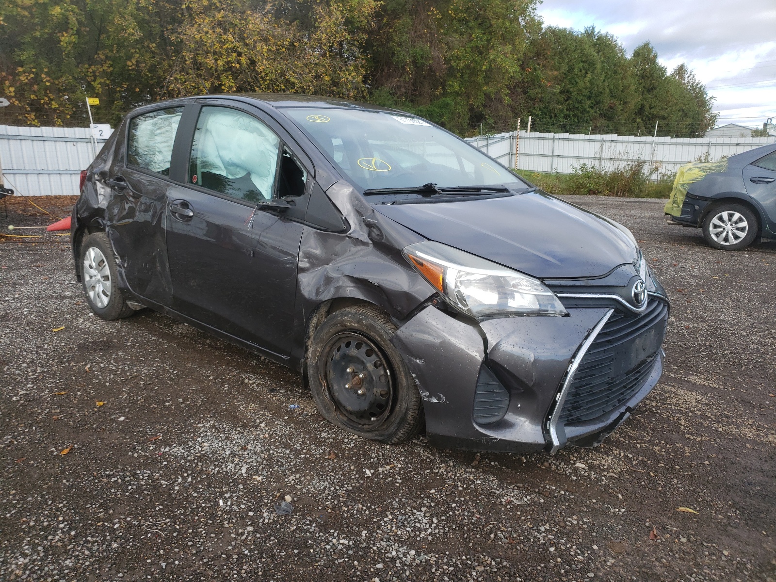 TOYOTA YARIS 2015 with VIN VNKKTUD32FA037850 - Photo from auction