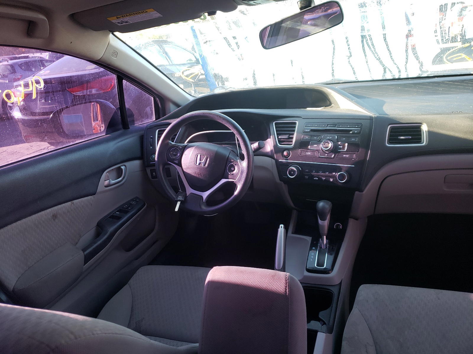 Photo 9 from auction – 2015 HONDA CIVIC LX with VIN 19XFB2F53FE079845