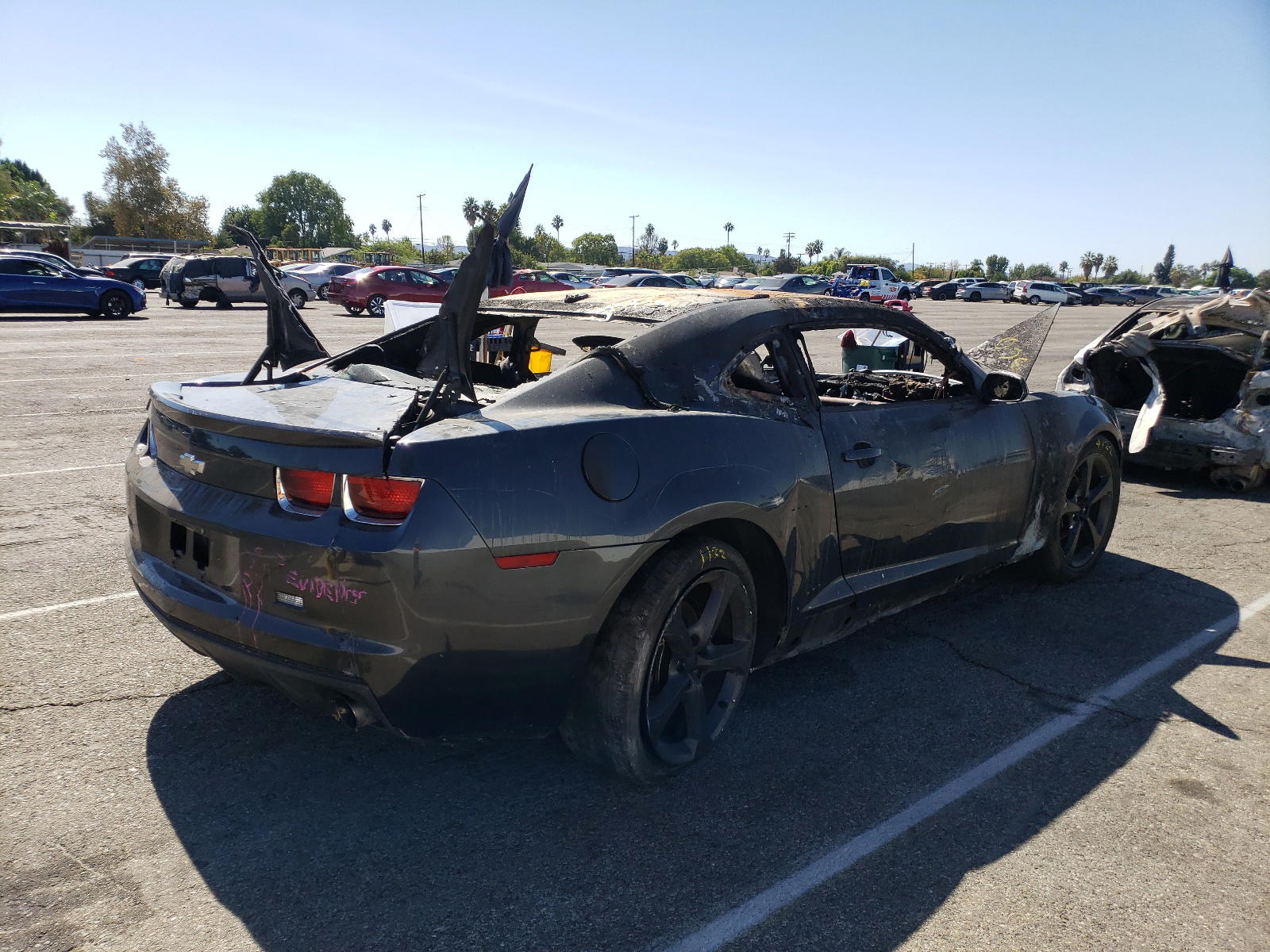 Photo 14 from auction – 2012 CHEVROLET CAMARO LS with VIN 2G1FE1E34C9172734