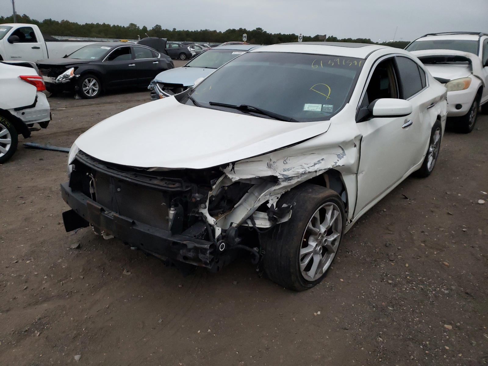 Photo 2 from auction – 2014 NISSAN MAXIMA S with VIN 1N4AA5AP2EC448469