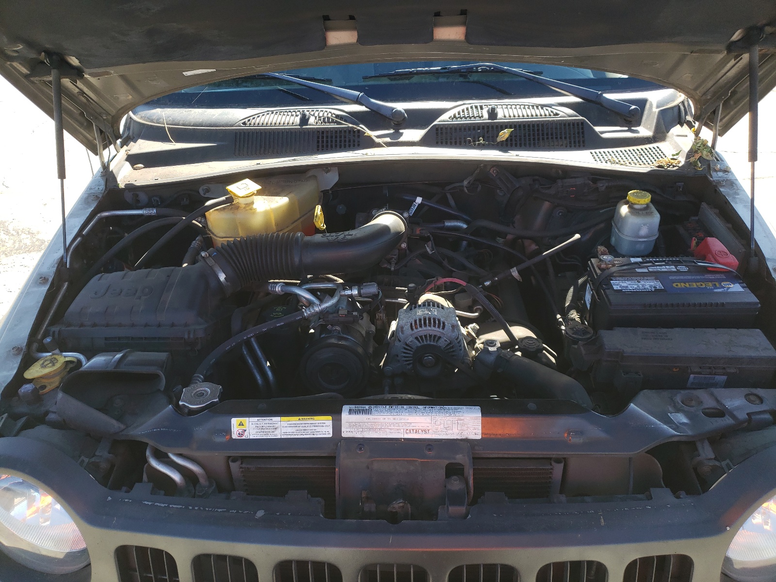 Photo 7 from auction – 2007 JEEP LIBERTY SP with VIN 1J4GL48K67W701419