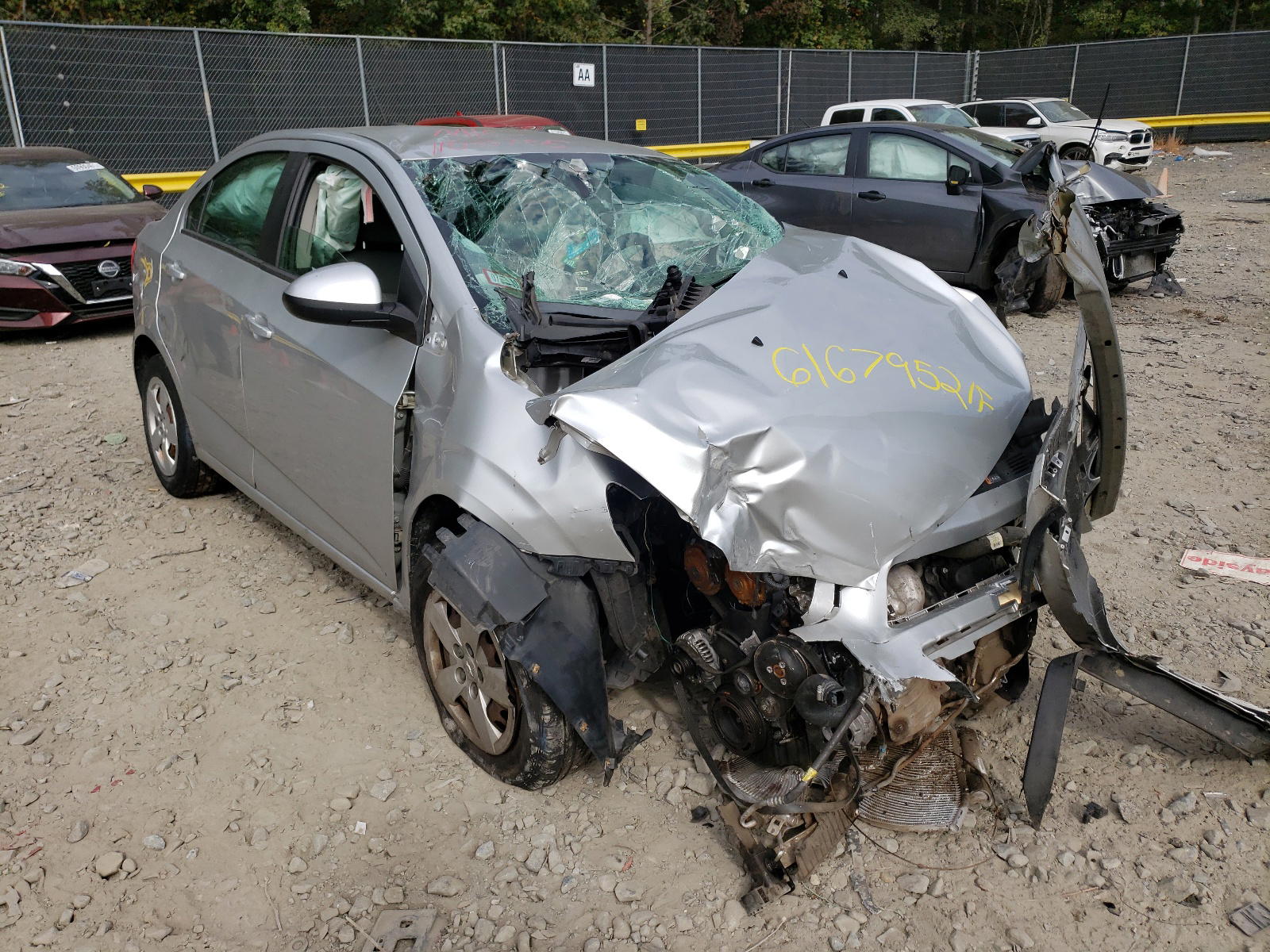 CHEVROLET SONIC LS 2015 with VIN 1G1JA5SH1F4120790 - Photo from auction