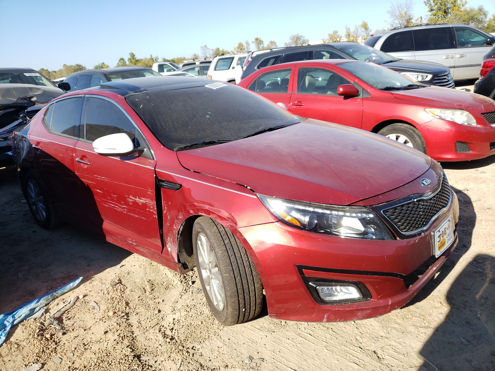 Photo 1 from auction – 2015 KIA OPTIMA EX with VIN 5XXGN4A7XFG496628