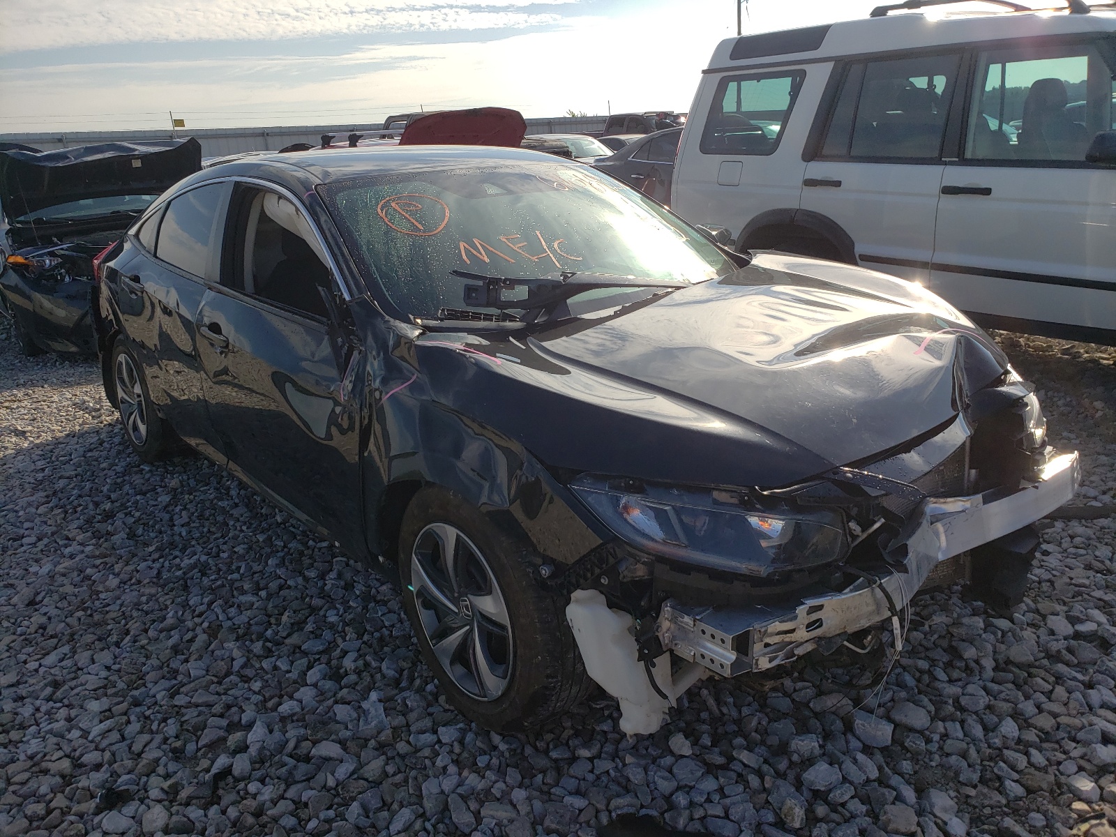 Photo 1 from auction – 2019 HONDA CIVIC LX with VIN 2HGFC2F68KH516079