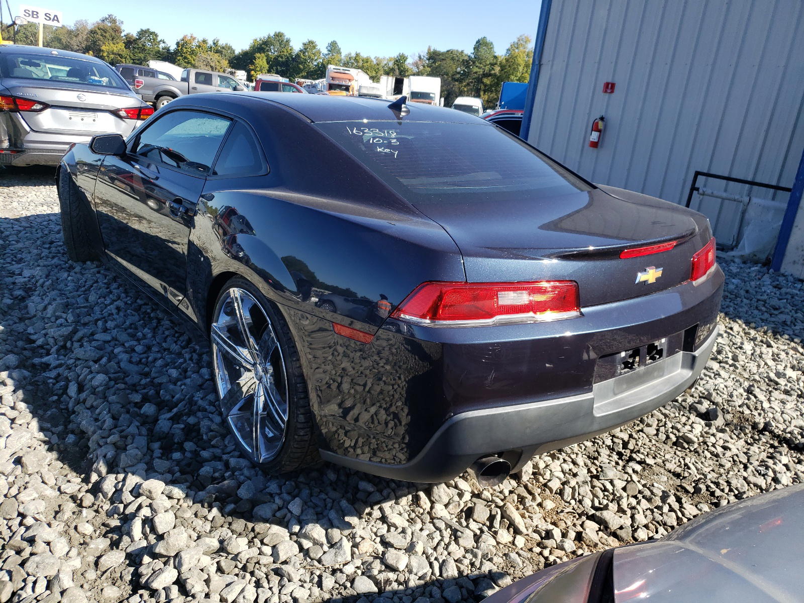 Photo 3 from auction – 2014 CHEVROLET CAMARO LS with VIN 2G1FA1E30E9163138