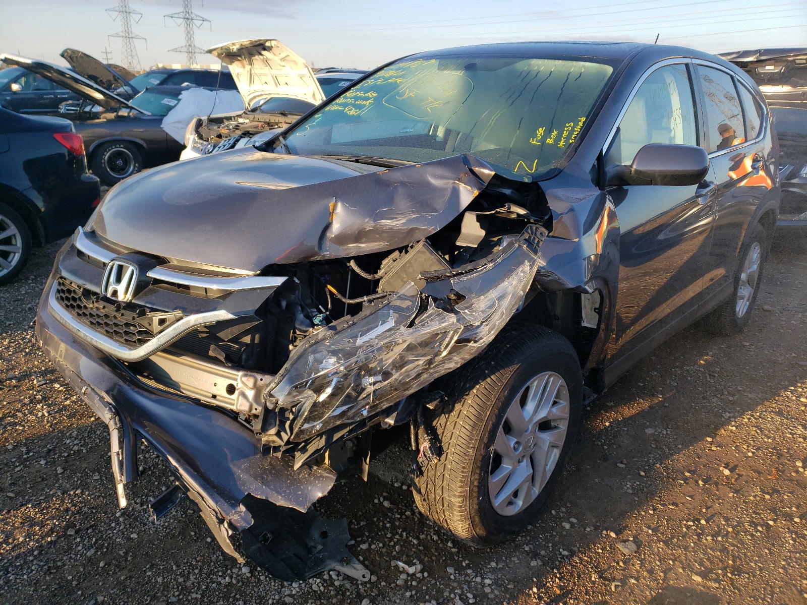 Photo 2 from auction – 2016 HONDA CR-V EX with VIN 2HKRM4H52GH714261