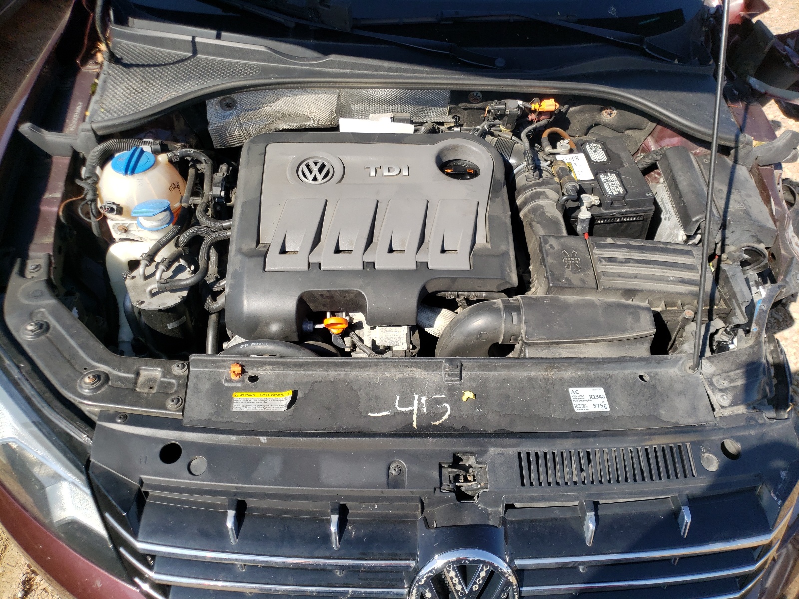Photo 7 from auction – 2013 VOLKSWAGEN PASSAT SEL with VIN 1VWCN7A3XDC067271