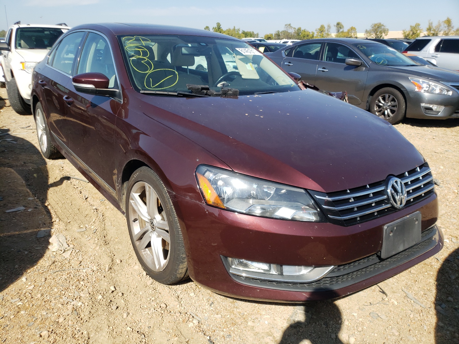 Photo 1 from auction – 2013 VOLKSWAGEN PASSAT SEL with VIN 1VWCN7A3XDC067271
