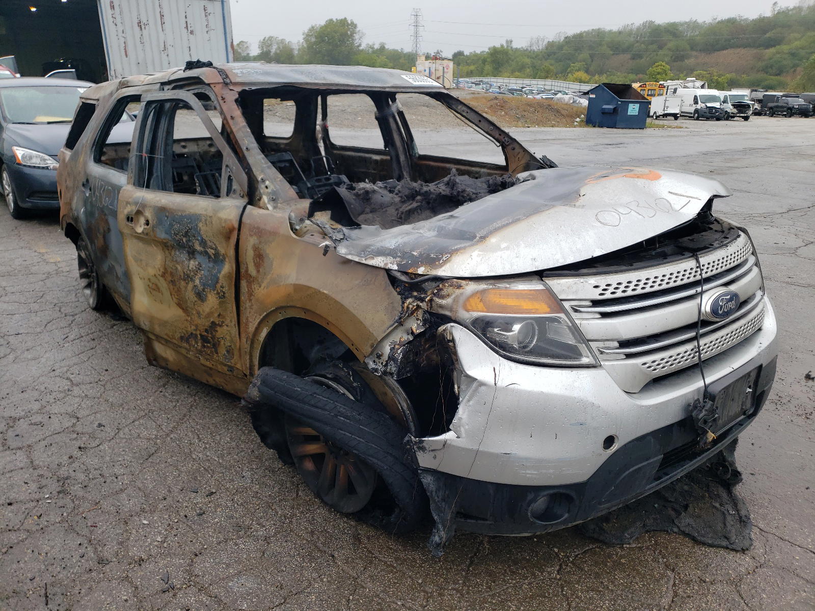 FORD EXPLORER X 2013 with VIN 1FM5K7D91DGB82284 - Photo from auction
