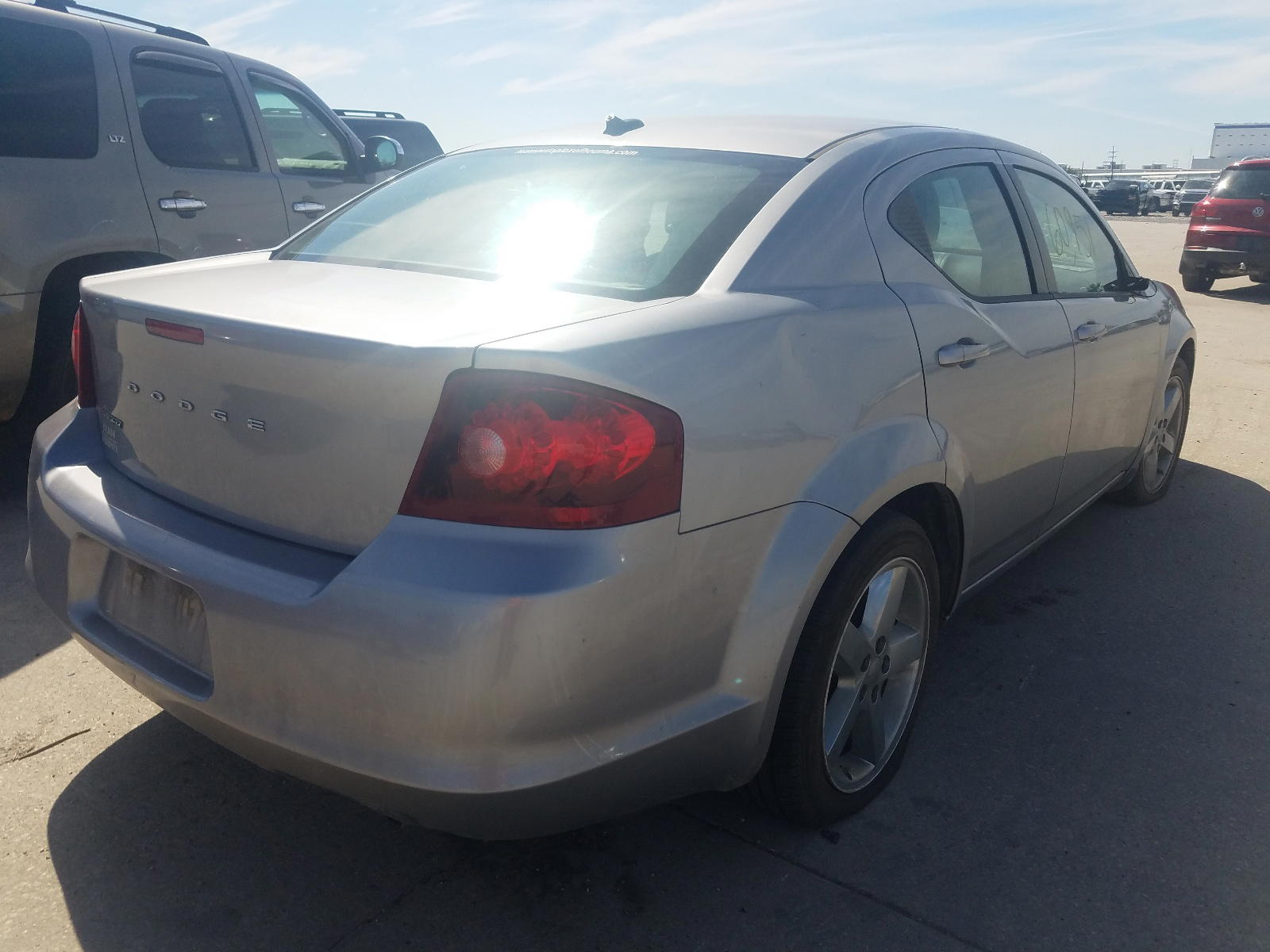 Photo 4 from auction – 2013 DODGE AVENGER SE with VIN 1C3CDZAB8DN657695