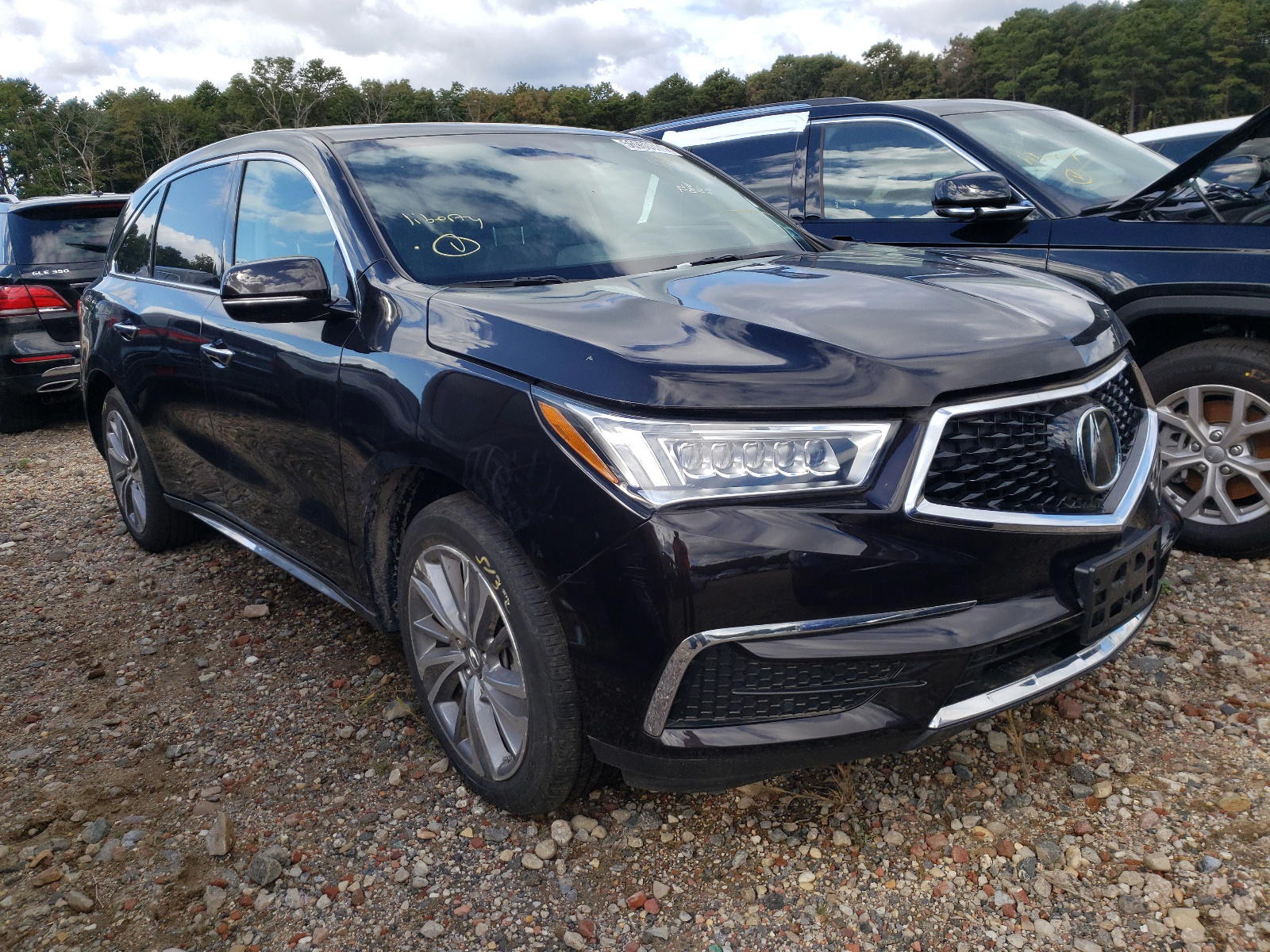 ACURA MDX TECHNO 2017 with VIN 5FRYD4H55HB040293 - Photo from auction