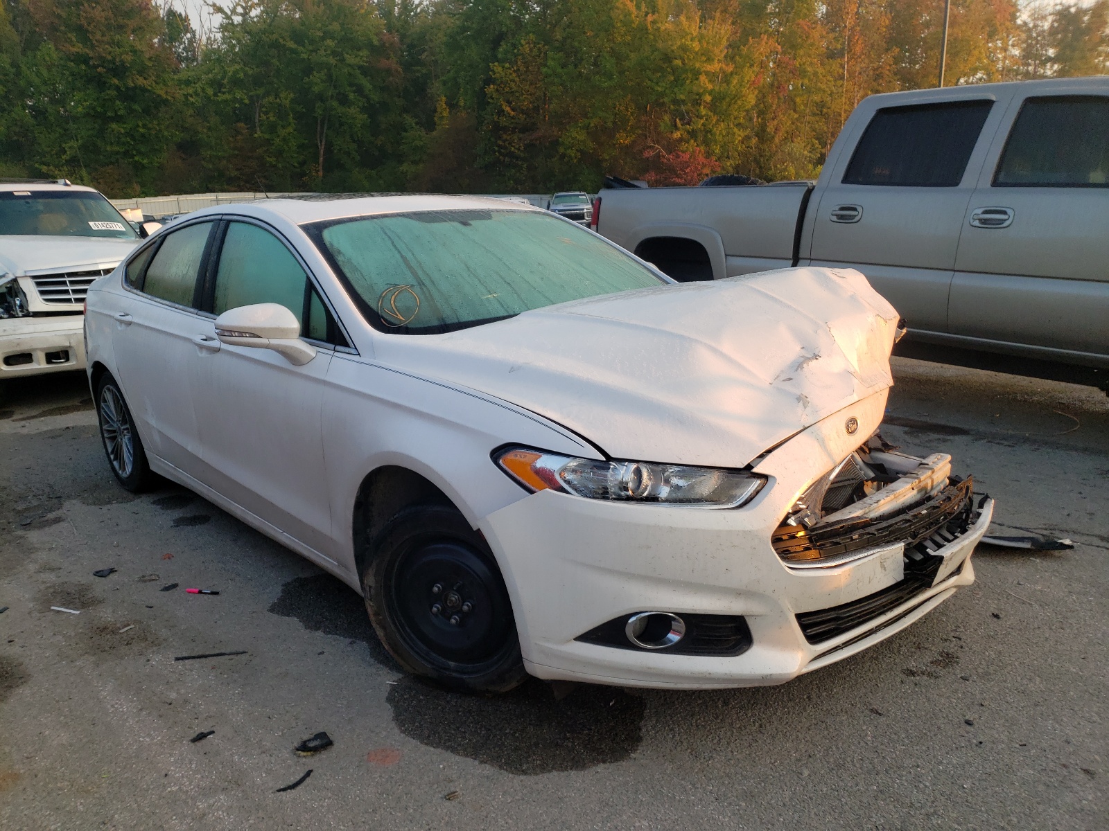FORD FUSION SE 2014 with VIN 3FA6P0HD2ER118142 - Photo from auction