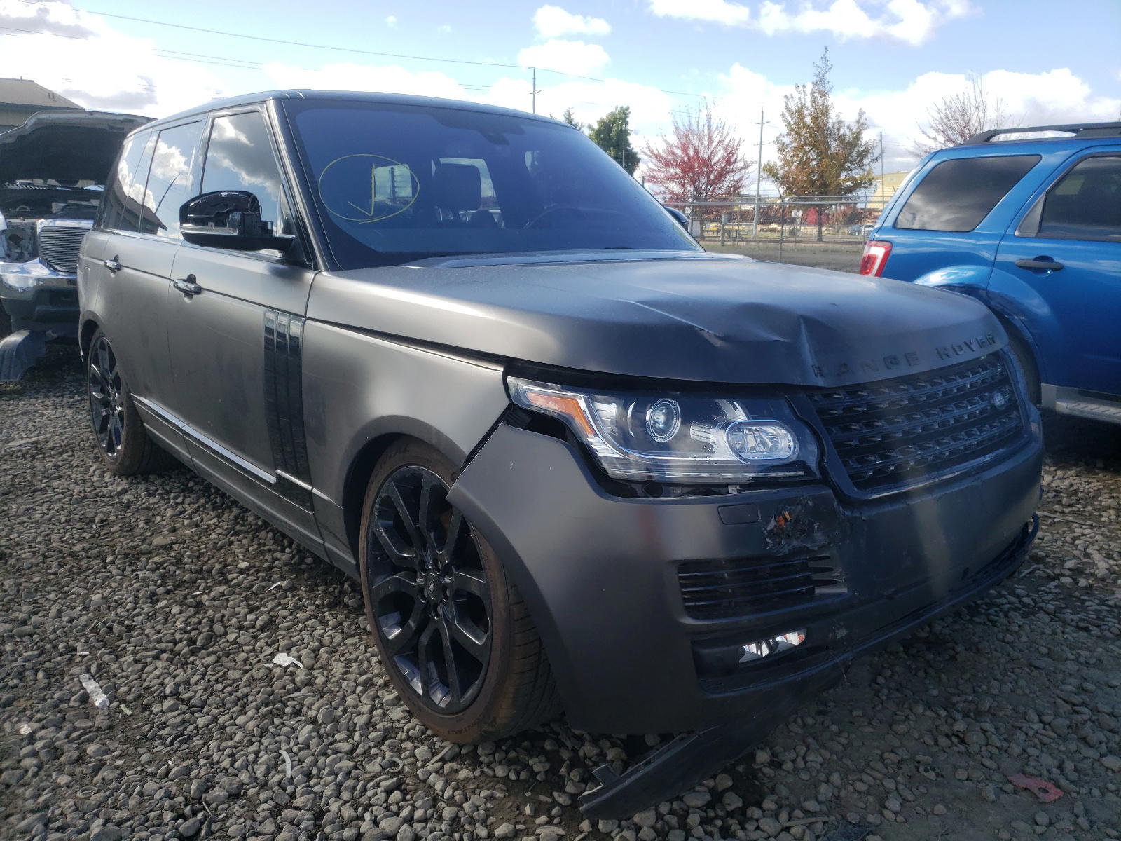 LAND ROVER RANGE ROVE 2016 with VIN SALGR2KFXGA296918 - Photo from auction