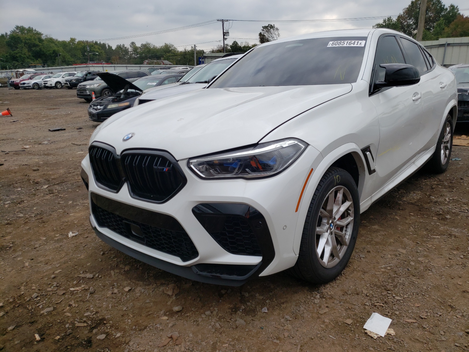 Photo 2 from auction – 2021 BMW X6 M with VIN 5YMCY0C05M9G61004