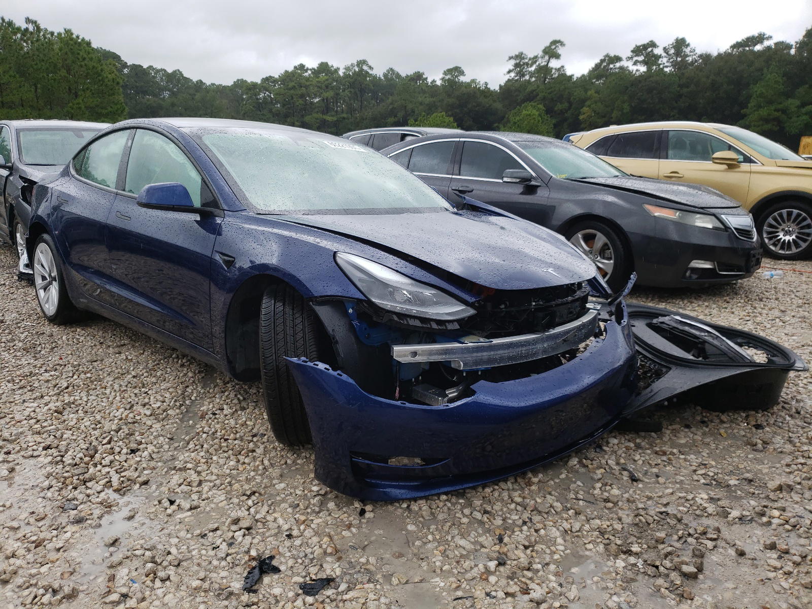 TESLA MODEL 3 2021 with VIN 5YJ3E1EB5MF990259 - Photo from auction