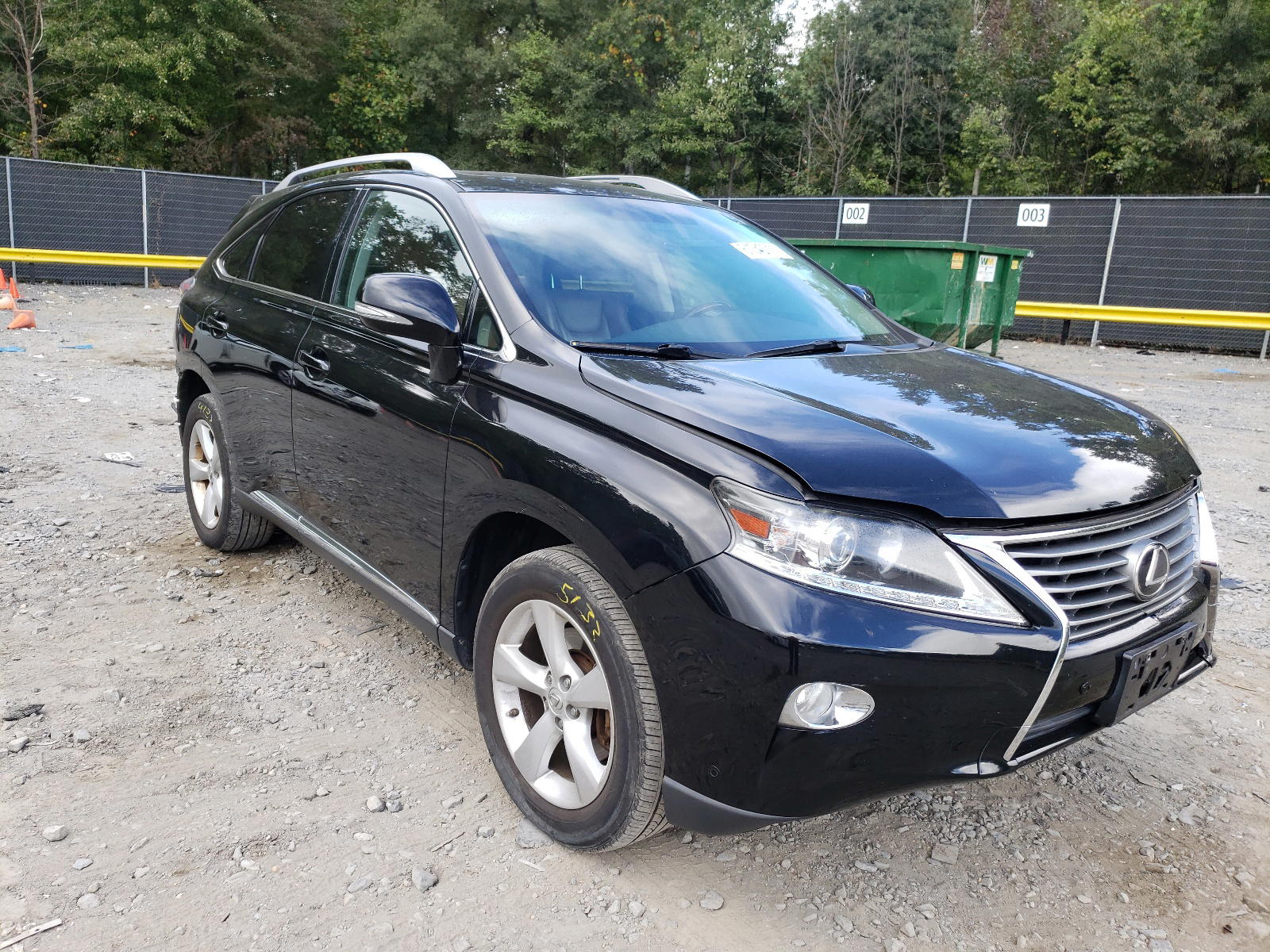 LEXUS RX 350 BAS 2014 with VIN JTJBK1BA3E2037308 - Photo from auction