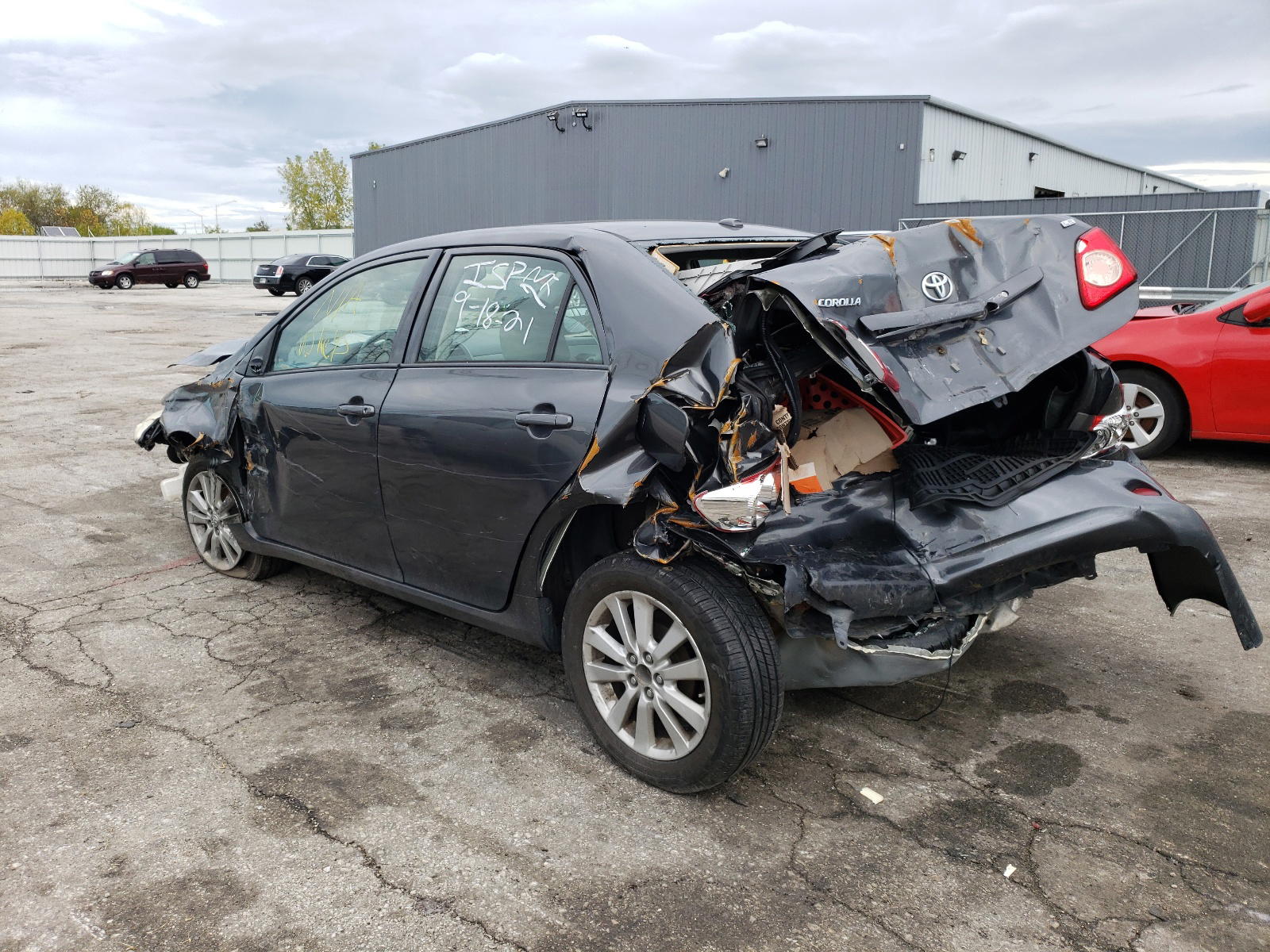 Photo 3 from auction – 2009 TOYOTA COROLLA BA with VIN 2T1BU40E79C127668