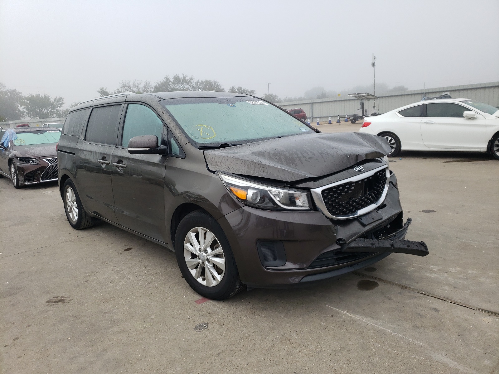 Photo 1 from auction – 2016 KIA SEDONA LX with VIN KNDMB5C15G6088385