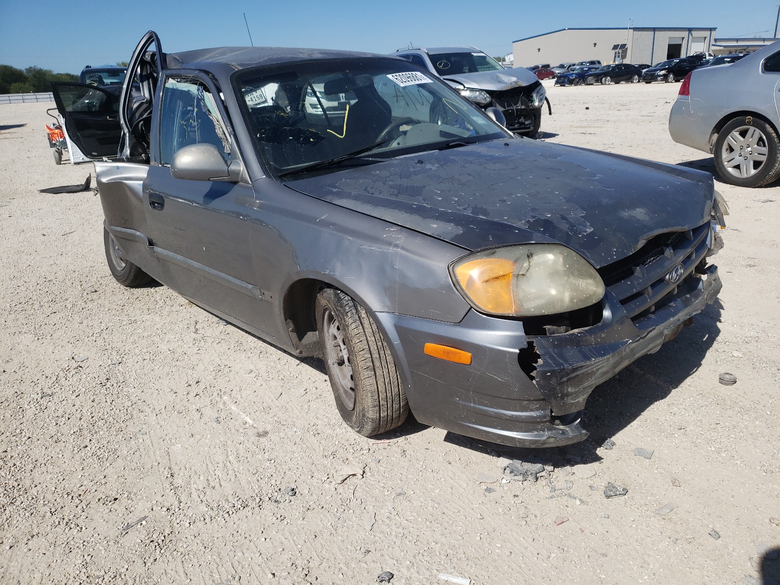 HYUNDAI ACCENT GL 2003 with VIN KMHCG45C93U446272 - Photo from auction