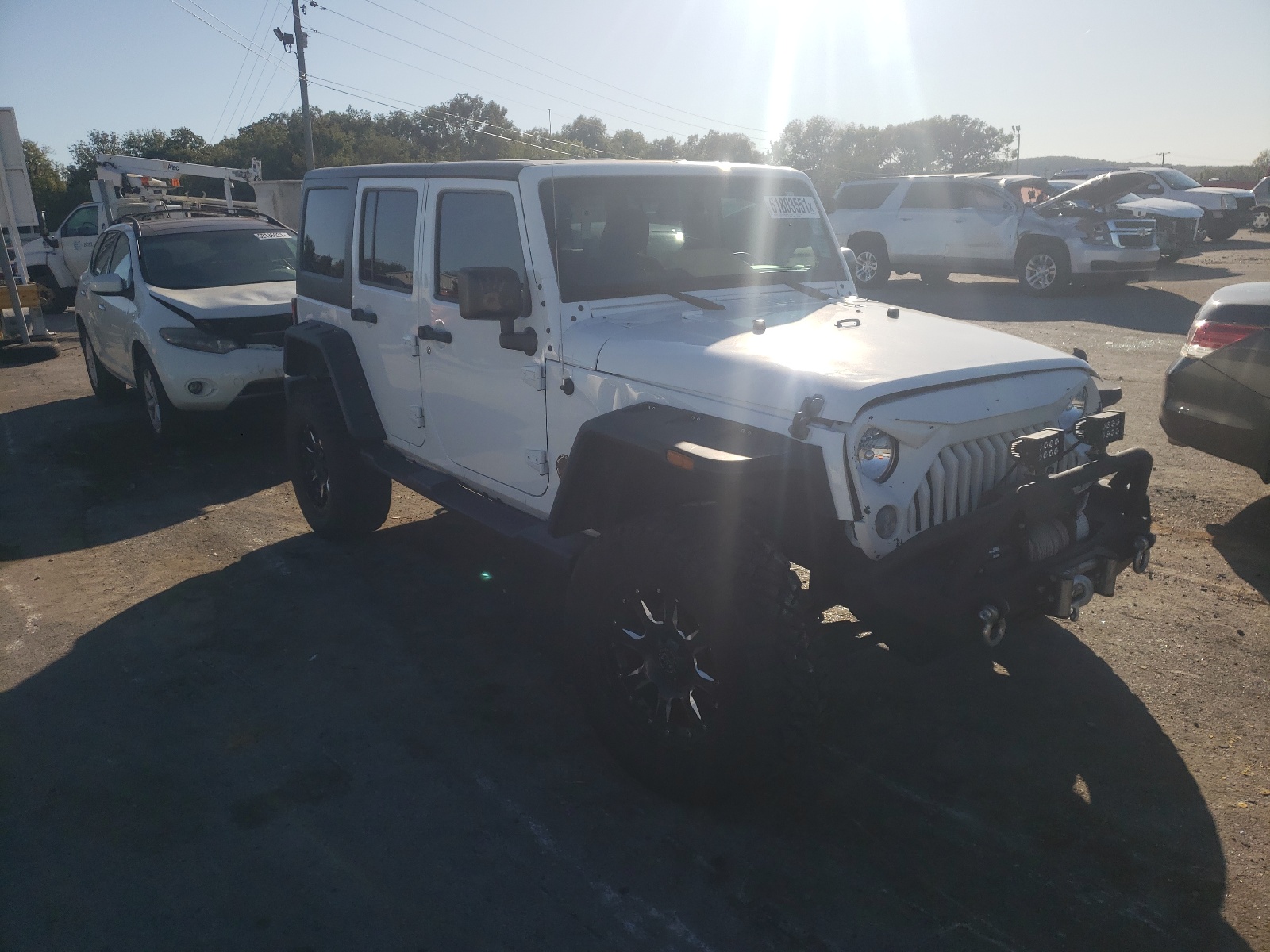 JEEP WRANGLER U 2016 with VIN 1C4BJWDG0GL188513 - Photo from auction