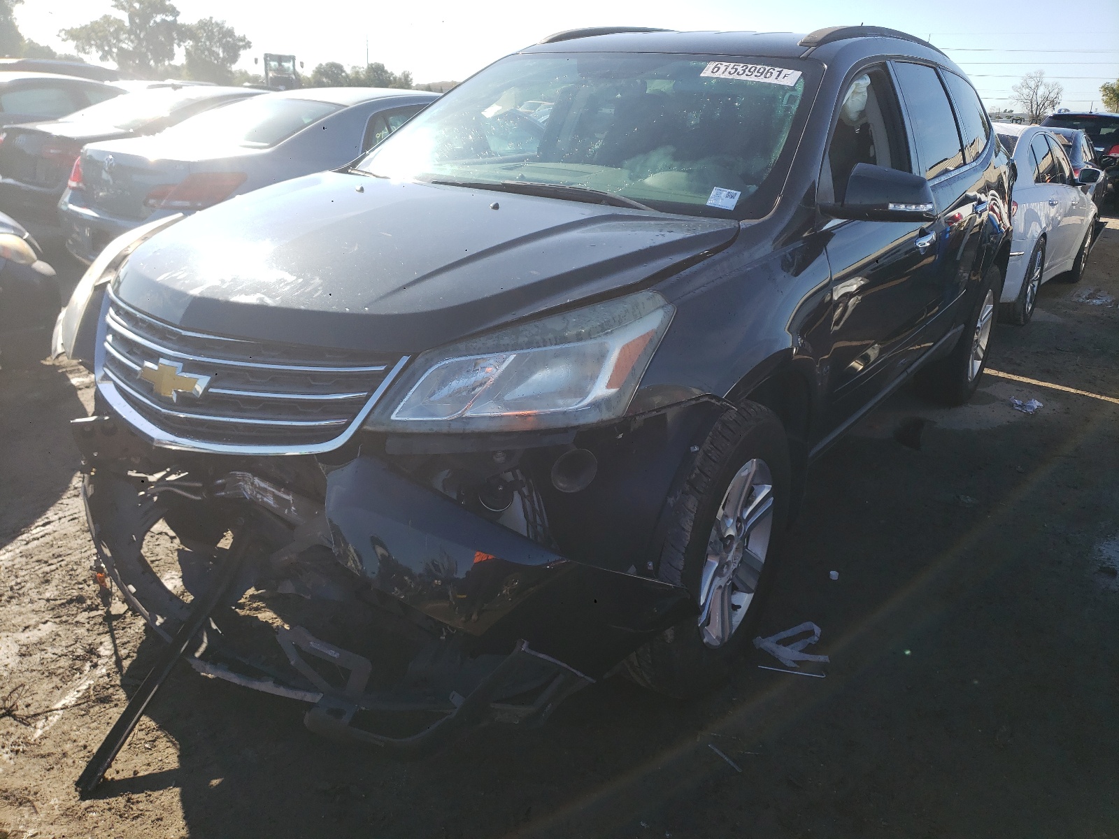 Photo 2 from auction – 2013 CHEVROLET TRAVERSE L with VIN 1GNKRJKD3DJ226707