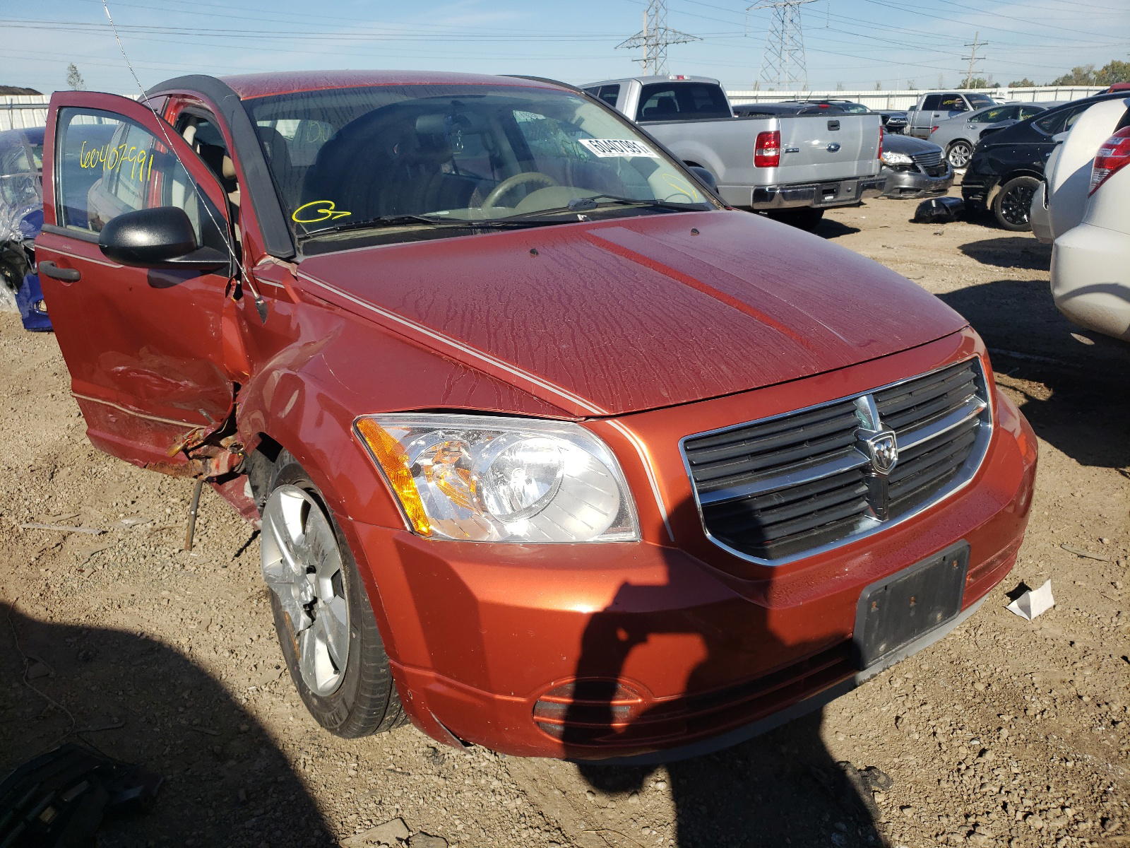 DODGE CALIBER SX 2007 with VIN 1B3HB48B87D187065 - Photo from auction