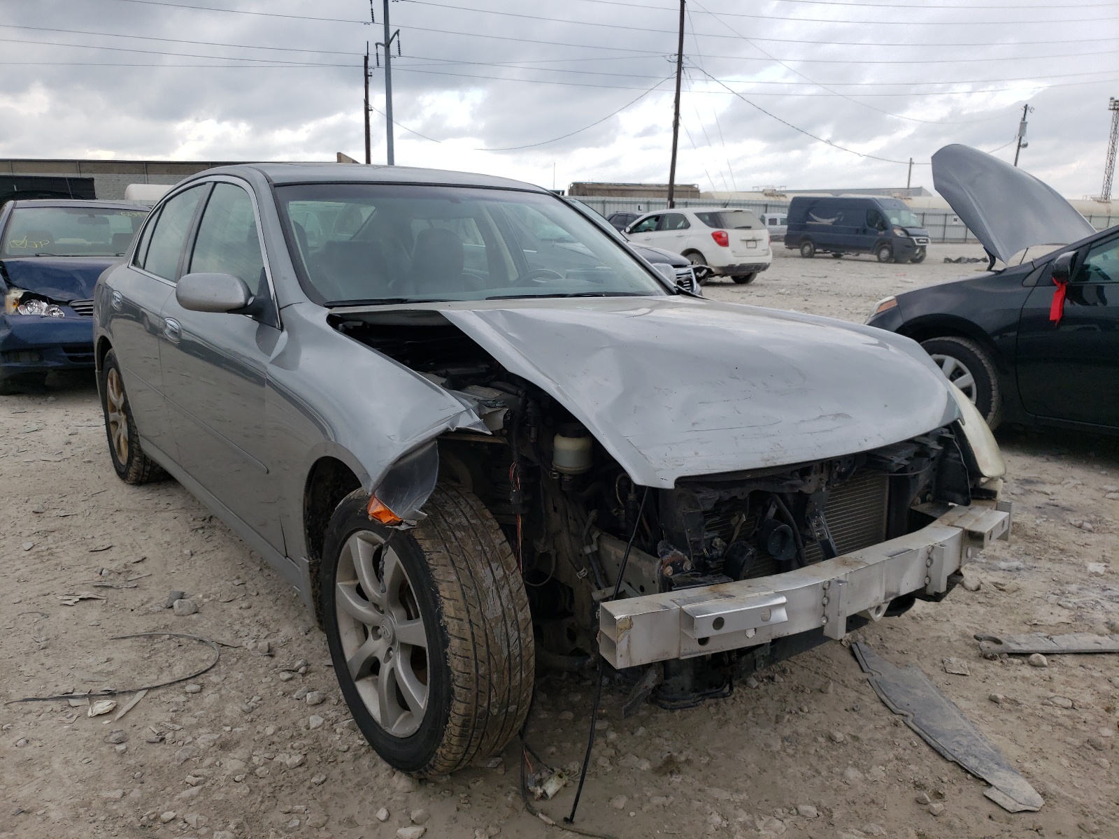 INFINITI G35 2006 with VIN JNKCV51F06M603576 - Photo from auction