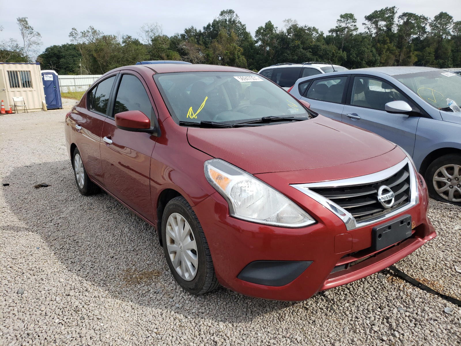 NISSAN VERSA S 2016 with VIN 3N1CN7AP8GL856455 - Photo from auction
