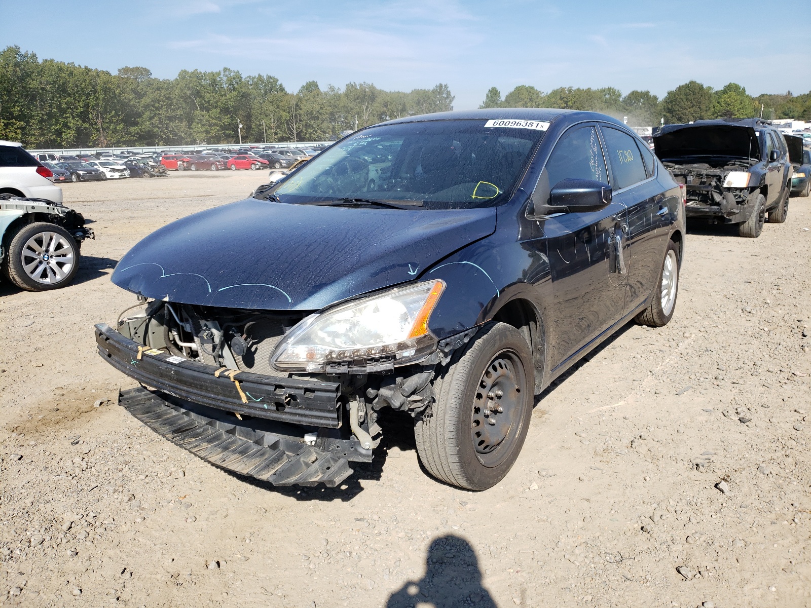 Photo 2 from auction – 2015 NISSAN SENTRA S with VIN 3N1AB7AP2FY217022