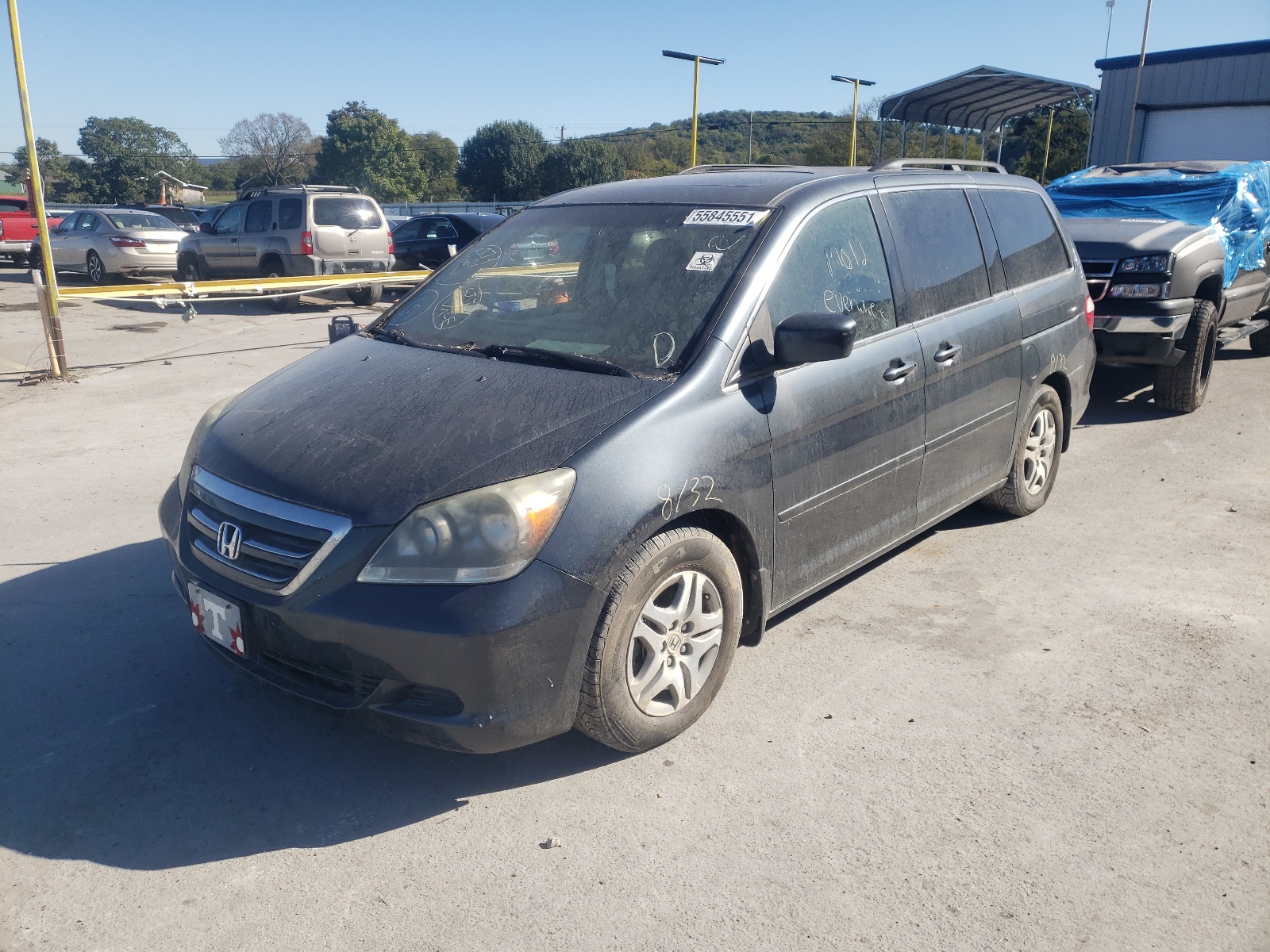Photo 2 from auction – 2006 HONDA ODYSSEY EX with VIN 5FNRL38776B427283