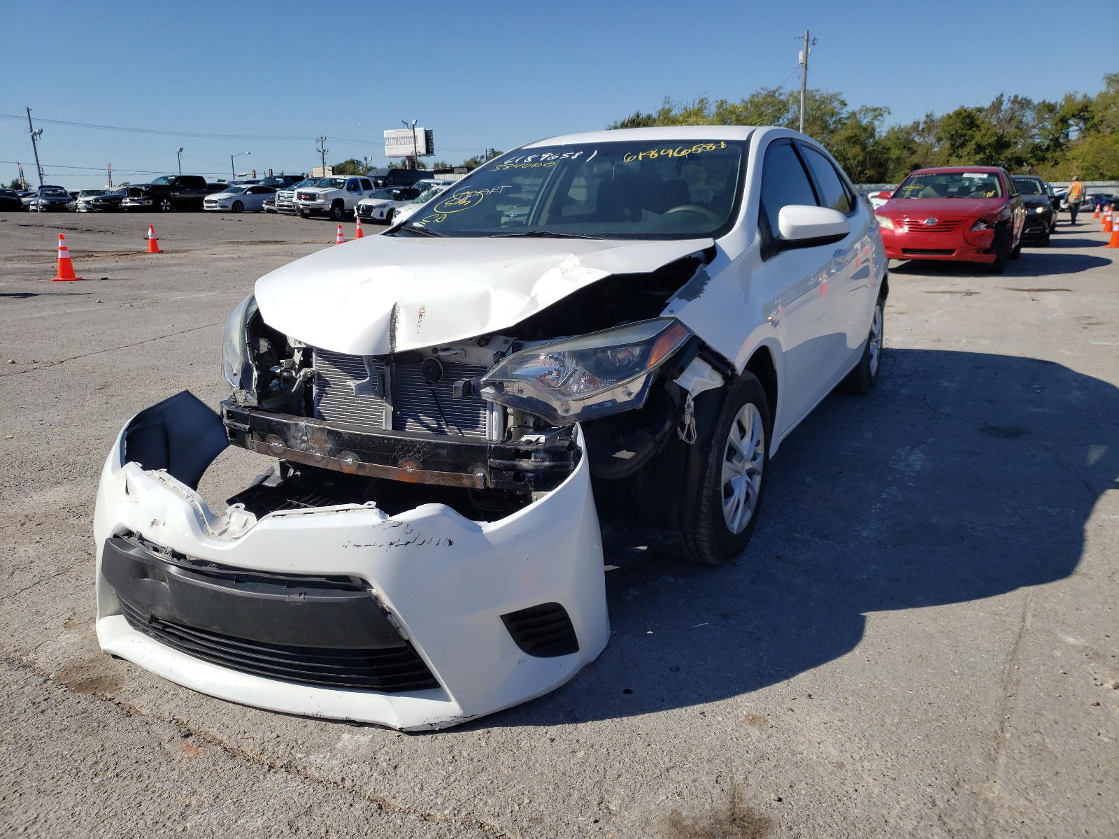 Photo 2 from auction – 2016 TOYOTA COROLLA L with VIN 5YFBURHE8GP384000