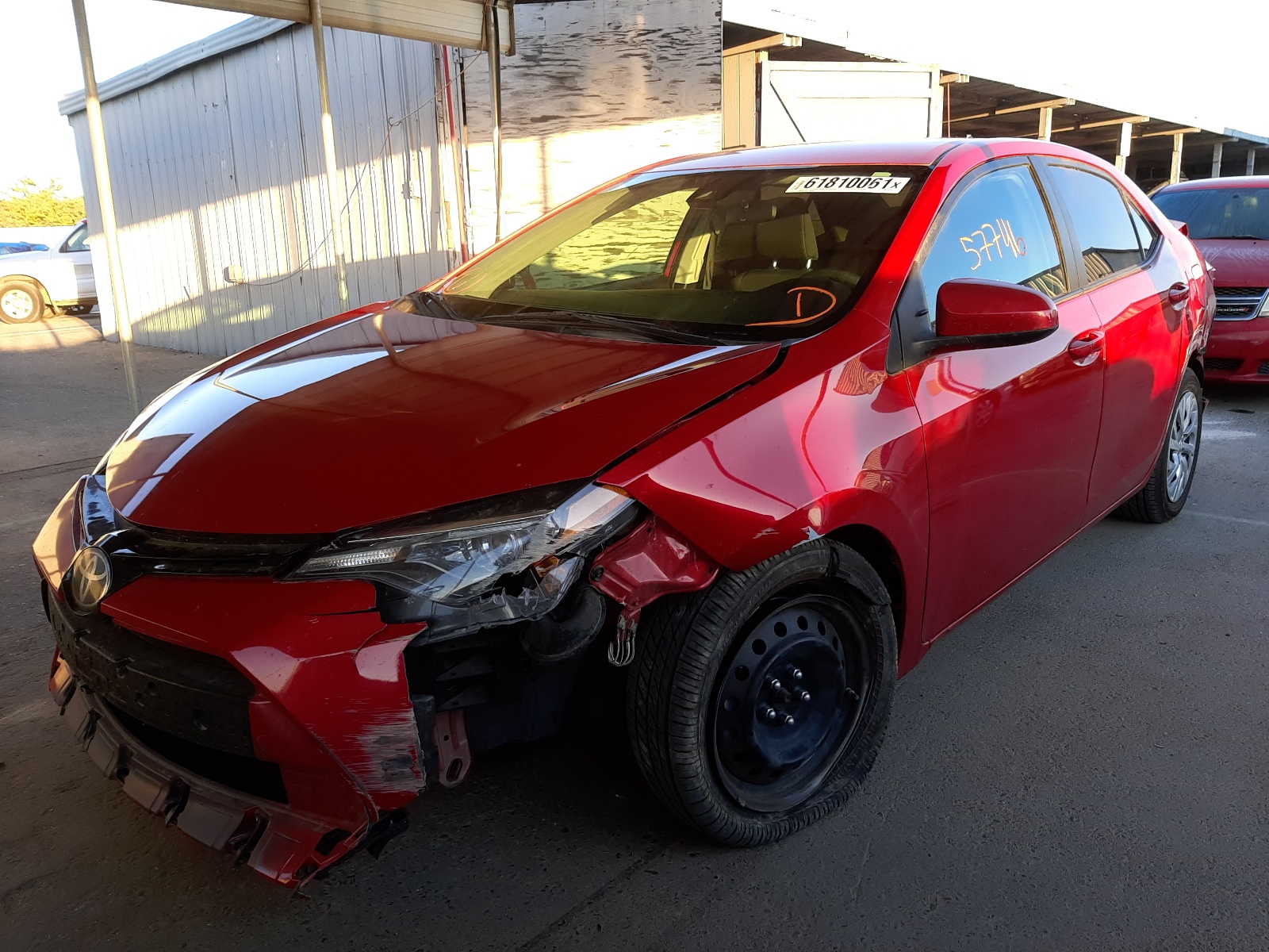 Photo 2 from auction – 2018 TOYOTA COROLLA L with VIN 5YFBURHE4JP843403