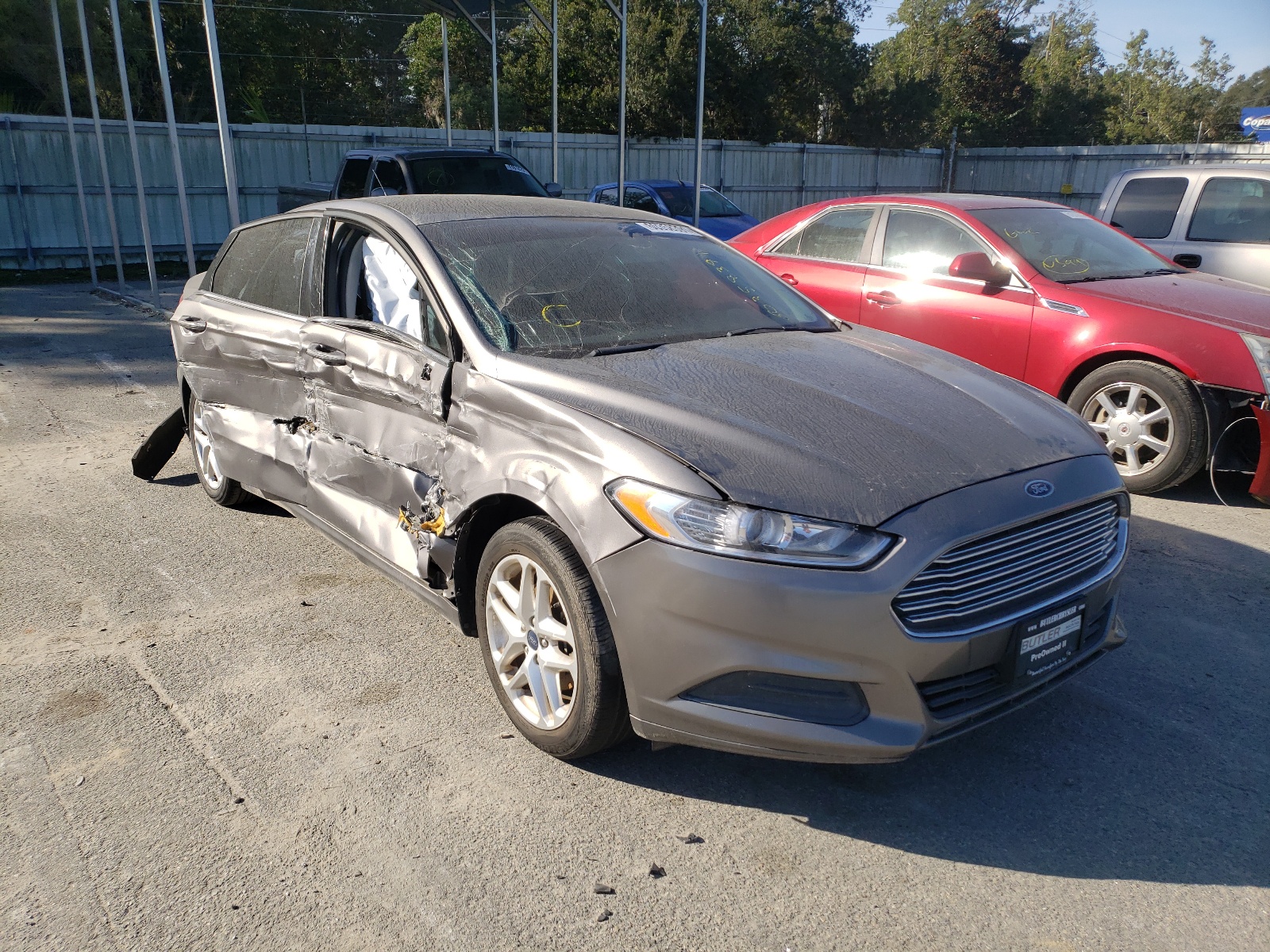 FORD FUSION SE 2013 with VIN 3FA6P0HR9DR285821 - Photo from auction