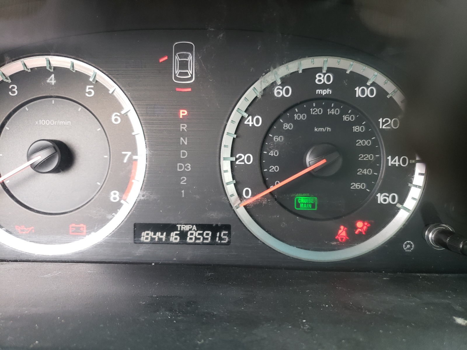 Photo 8 from auction – 2008 HONDA ACCORD EX with VIN JHMCP26718C056059
