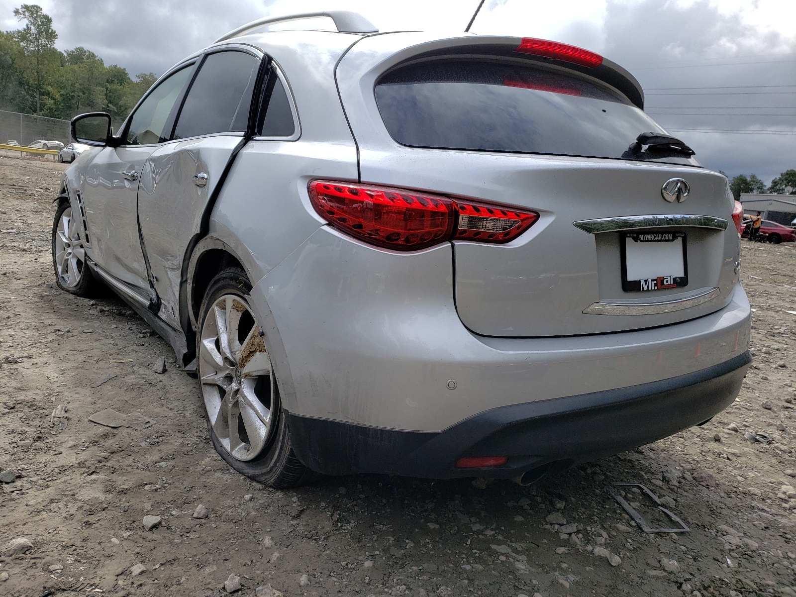 Photo 3 from auction – 2014 INFINITI QX70 with VIN JN8CS1MW7EM412979