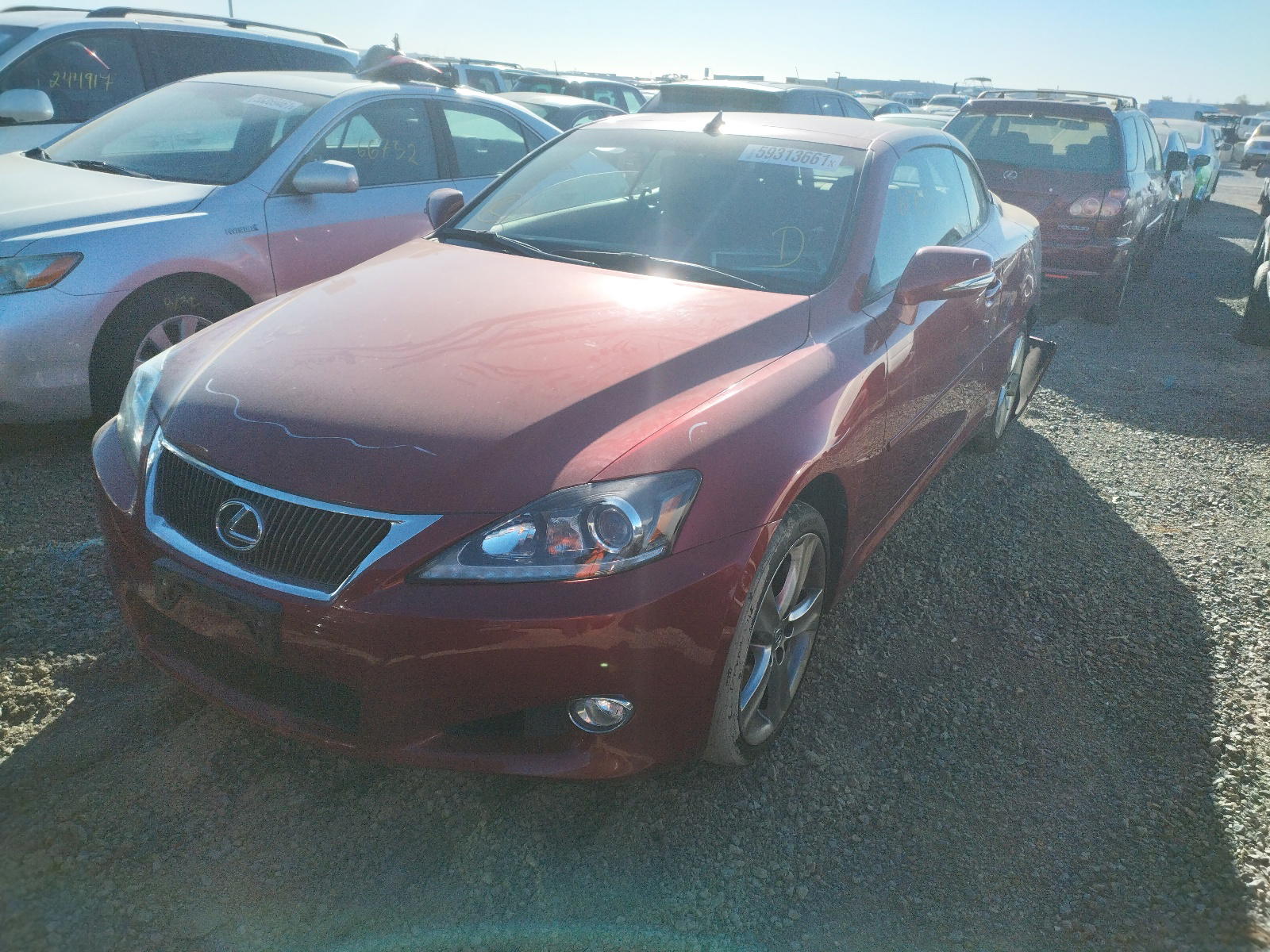 Photo 2 from auction – 2012 LEXUS IS 350 with VIN JTHFE2C27C2508901