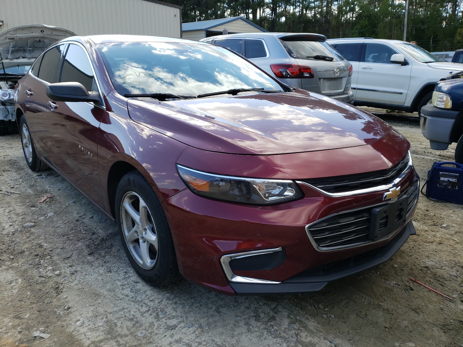 CHEVROLET MALIBU LS 2016 with VIN 1G1ZB5ST3GF277344 - Photo from auction