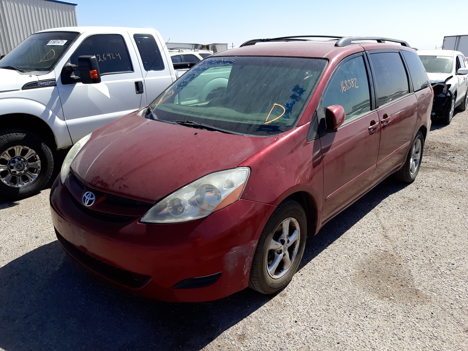 Photo 2 from auction – 2008 TOYOTA SIENNA CE with VIN 5TDZK23C38S160658