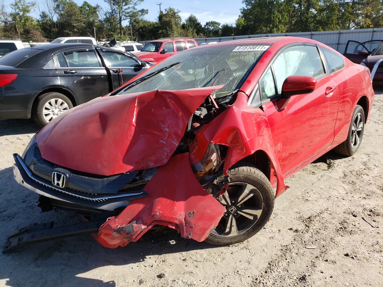 Photo 2 from auction – 2014 HONDA CIVIC EX with VIN 2HGFG3B81EH502854